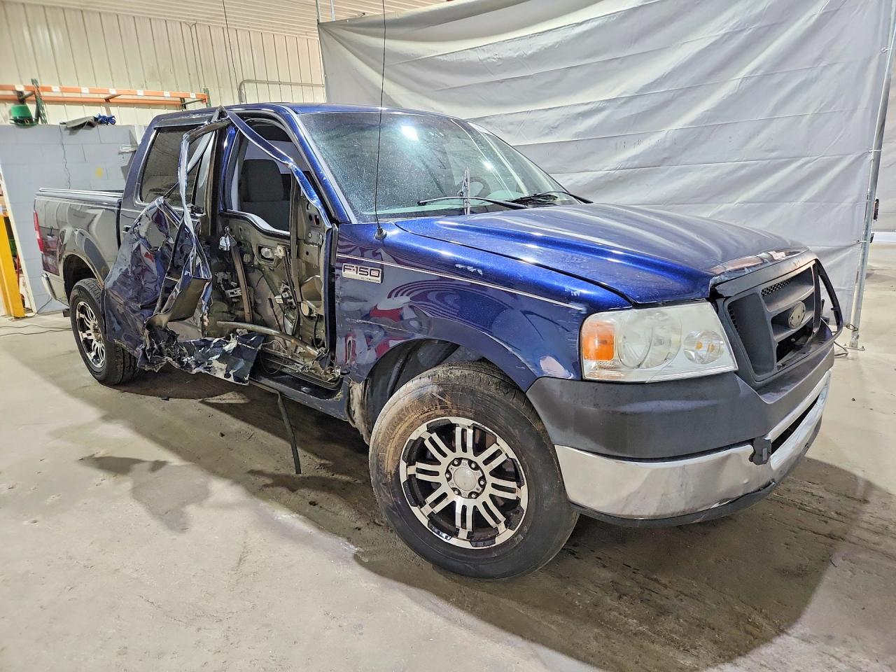 2008 Ford F150 Supercrew Синий vin: 1FTRW12W98FA55312