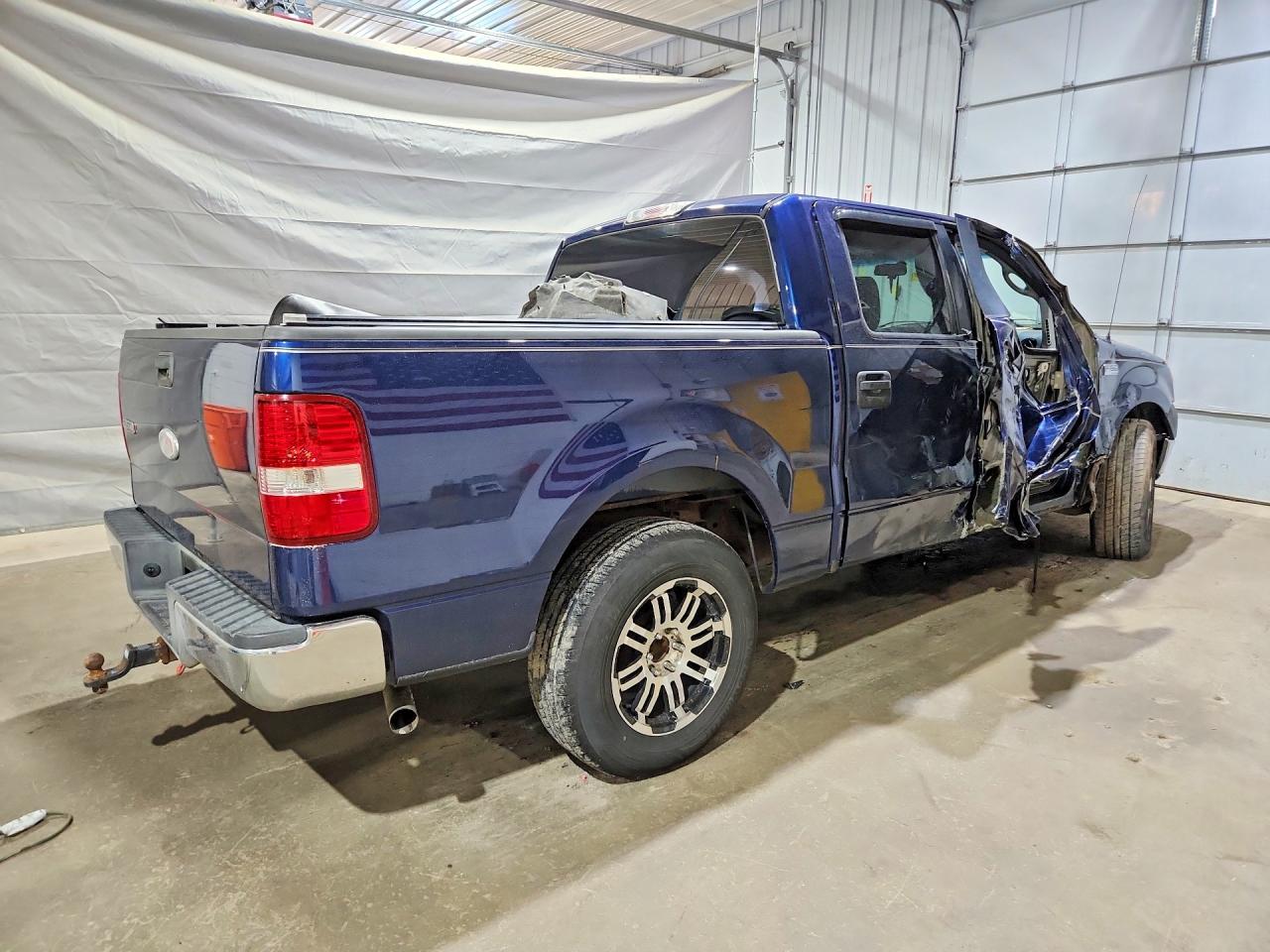 2008 Ford F150 Supercrew Синий vin: 1FTRW12W98FA55312