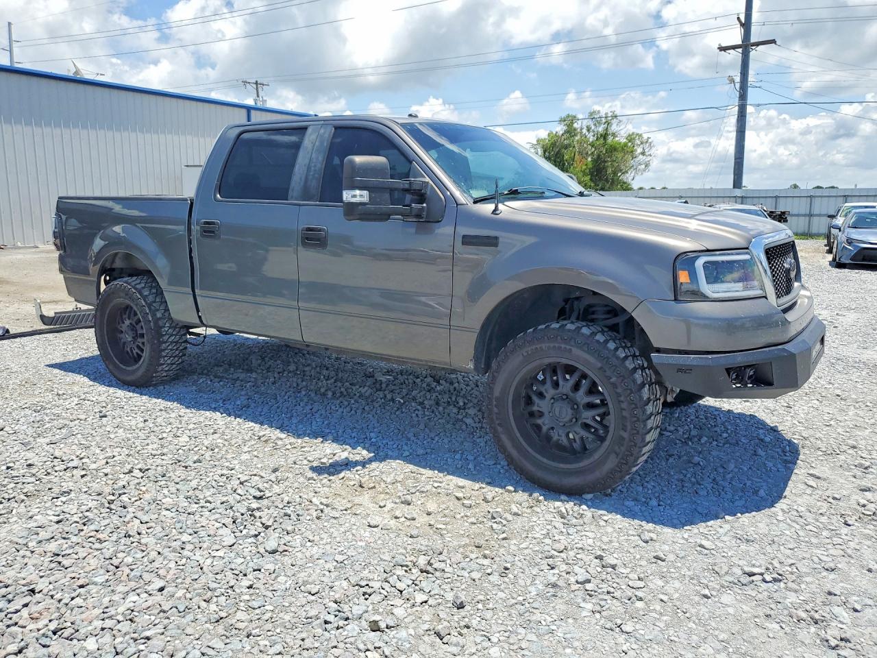 2008 Ford F150 Supercrew Gray vin: 1FTRW12W98FB19185
