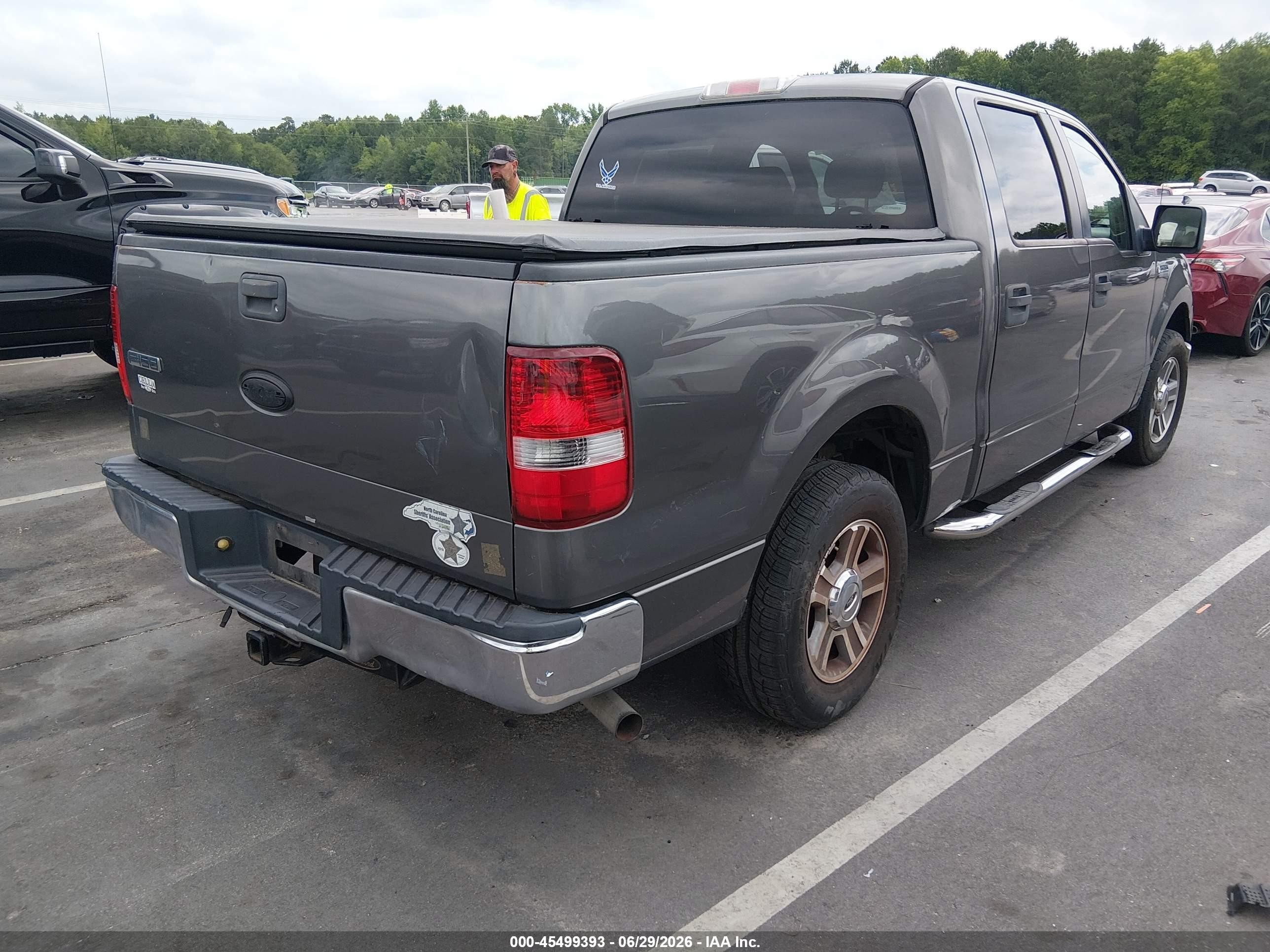 2008 Ford F-150 60th Anniversary/fx2/xl/xlt Gray vin: 1FTRW12W98FB72873