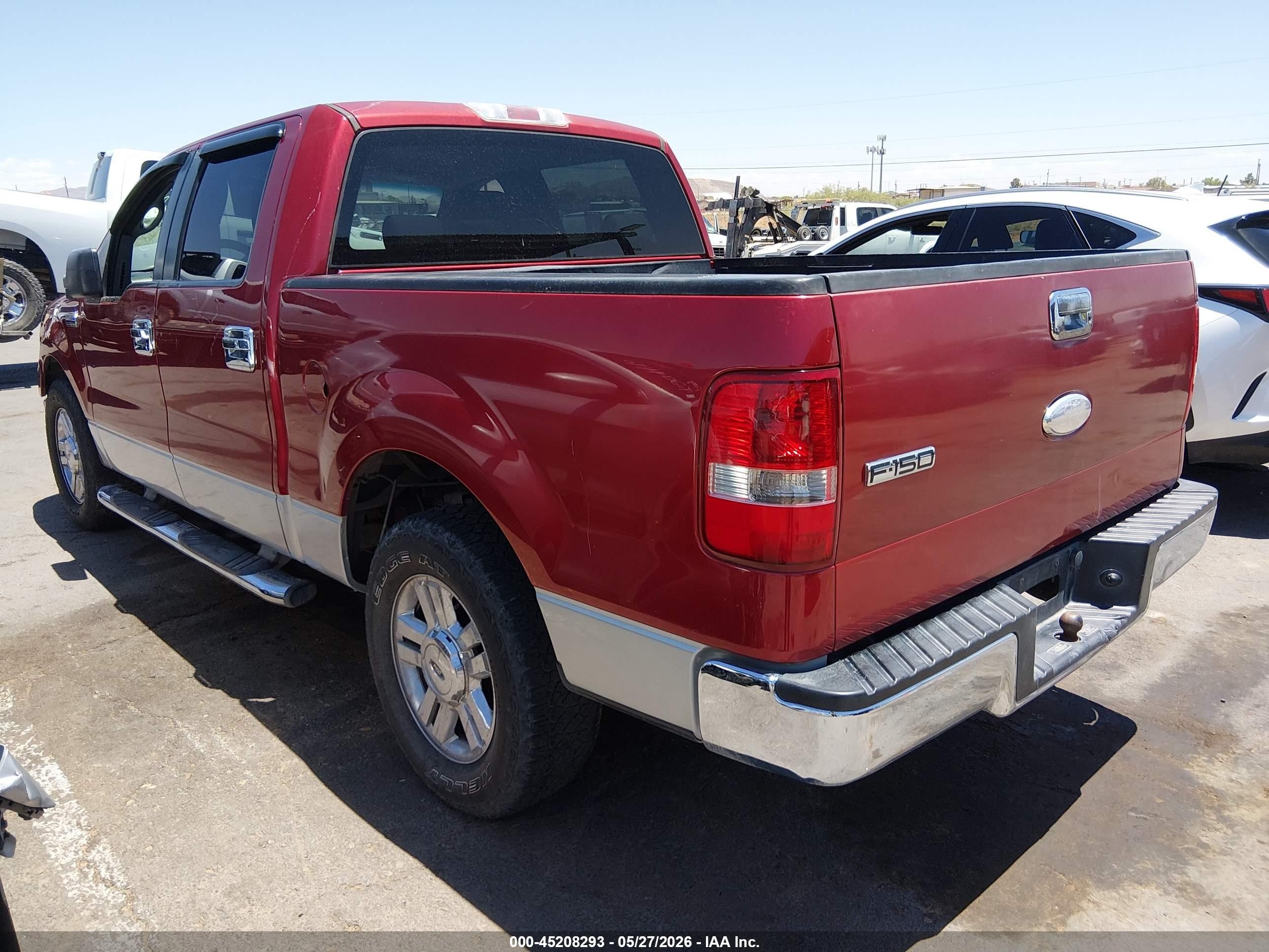 2008 Ford F-150 60th Anniversary/fx2/xl/xlt Красный vin: 1FTRW12W98KC57123