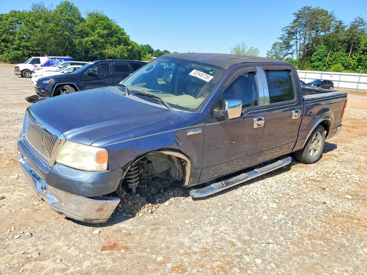 2004 Ford F150 Supercrew Blue vin: 1FTRW12WX4KC81652