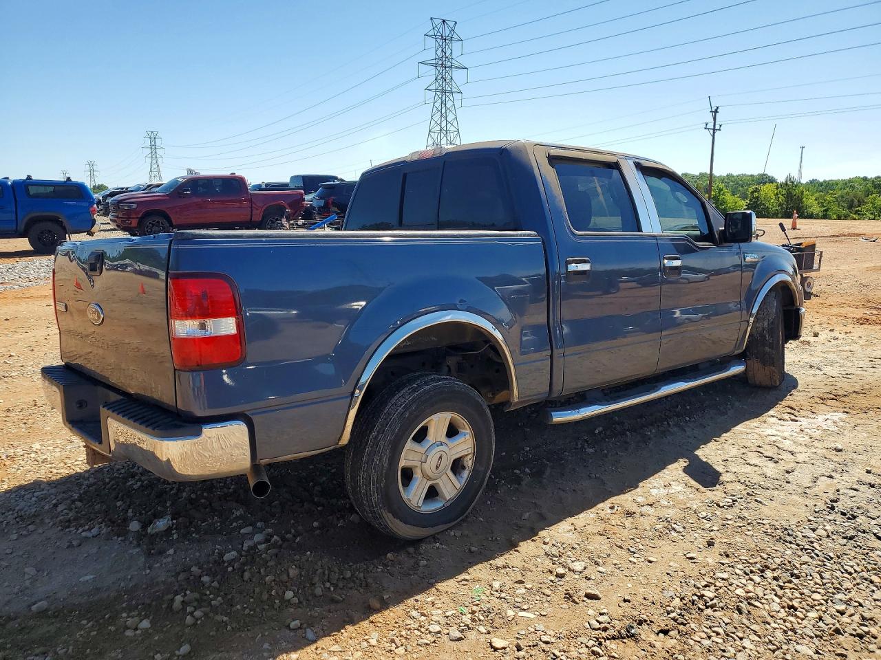 2004 Ford F150 Supercrew Blue vin: 1FTRW12WX4KC81652