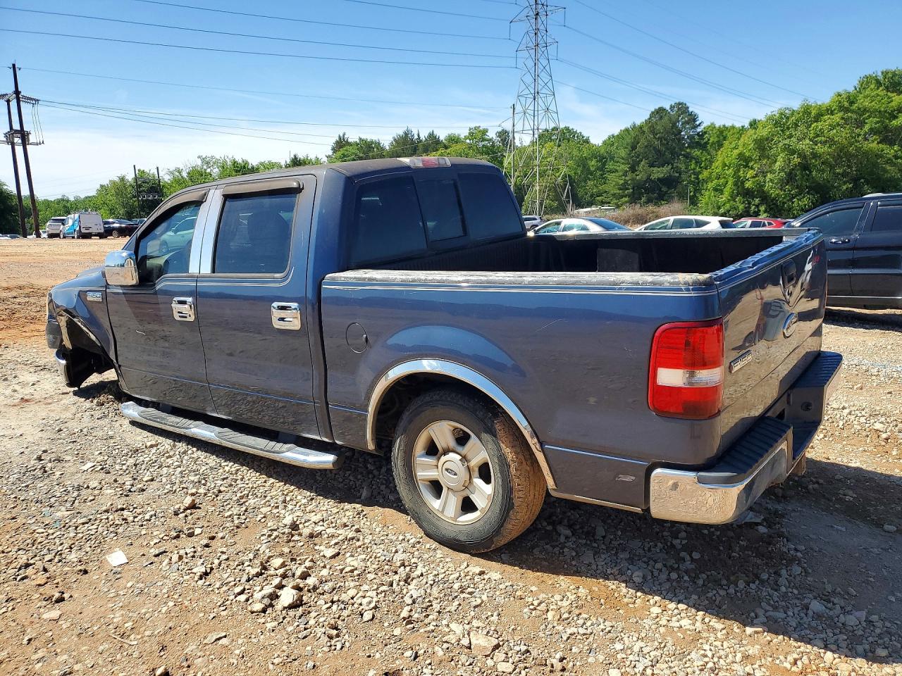 2004 Ford F150 Supercrew Blue vin: 1FTRW12WX4KC81652