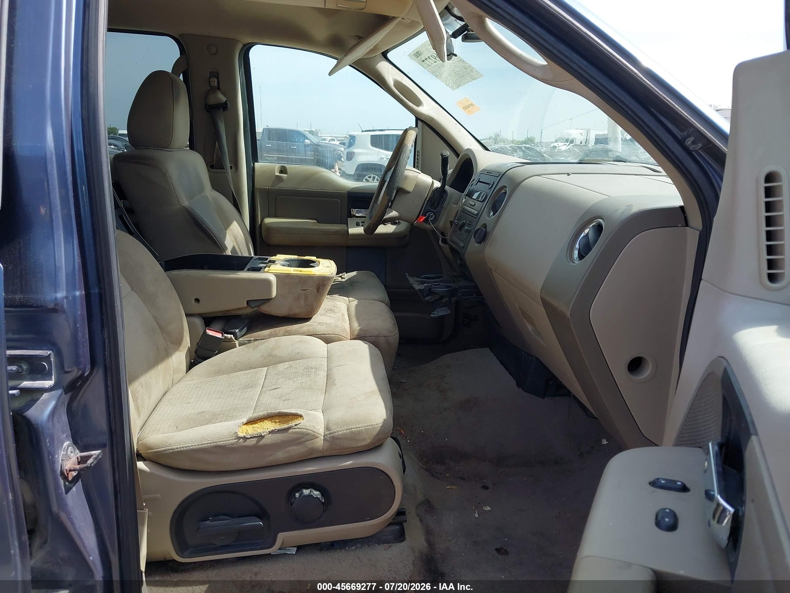 2005 Ford F-150 Xlt Blue vin: 1FTRW12WX5FB60341