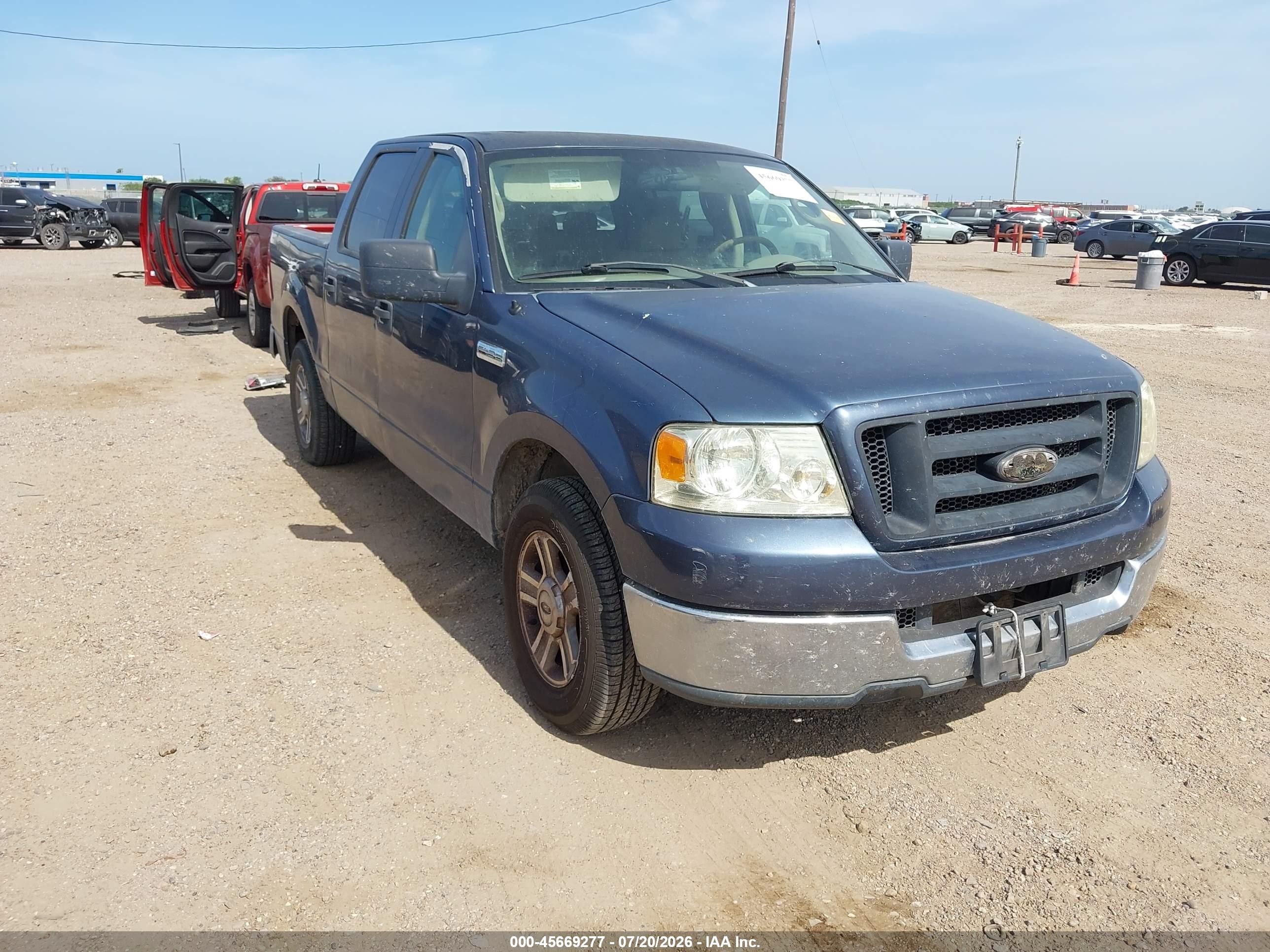 2005 Ford F-150 Xlt Blue vin: 1FTRW12WX5FB60341