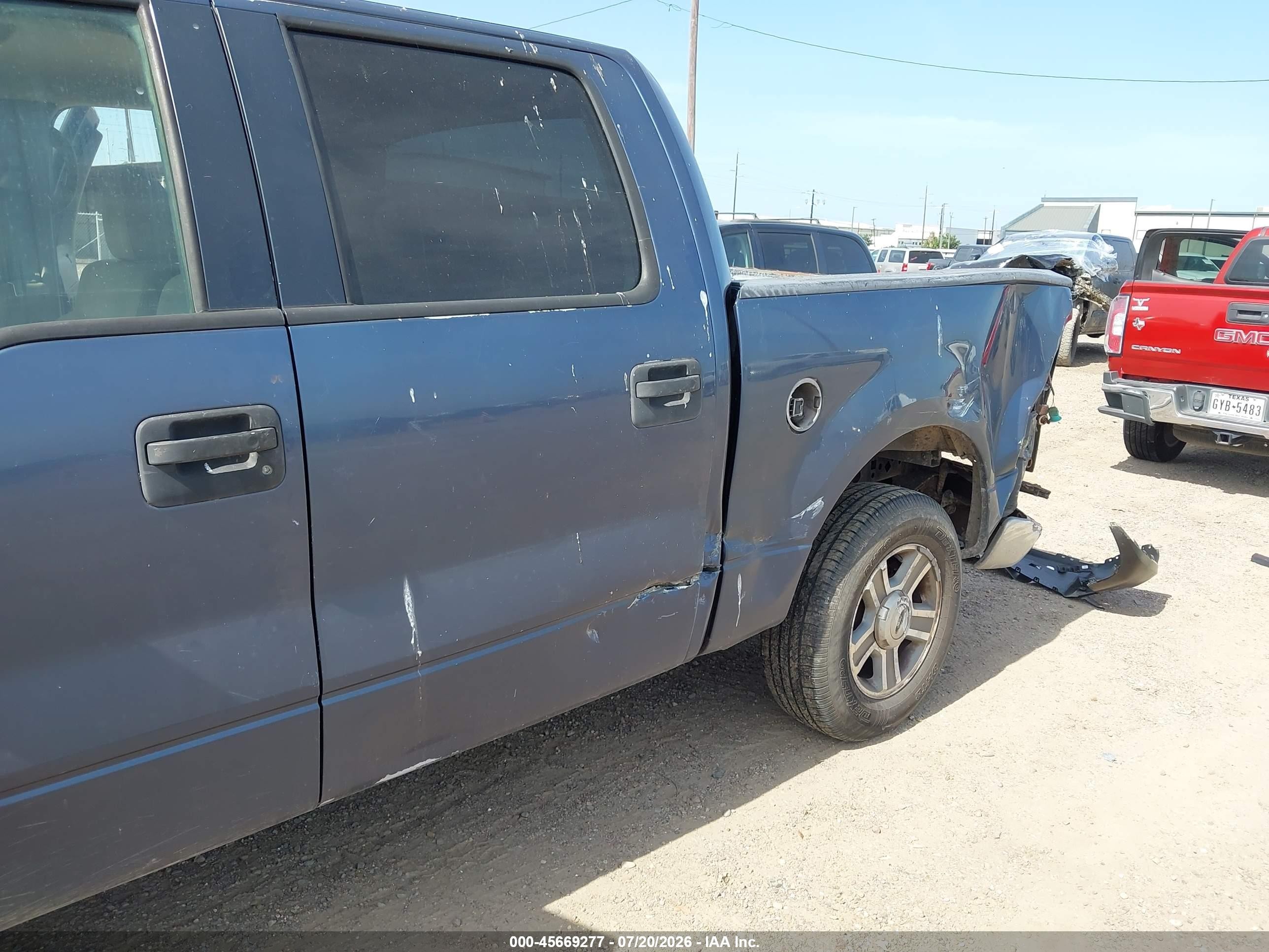 2005 Ford F-150 Xlt Blue vin: 1FTRW12WX5FB60341