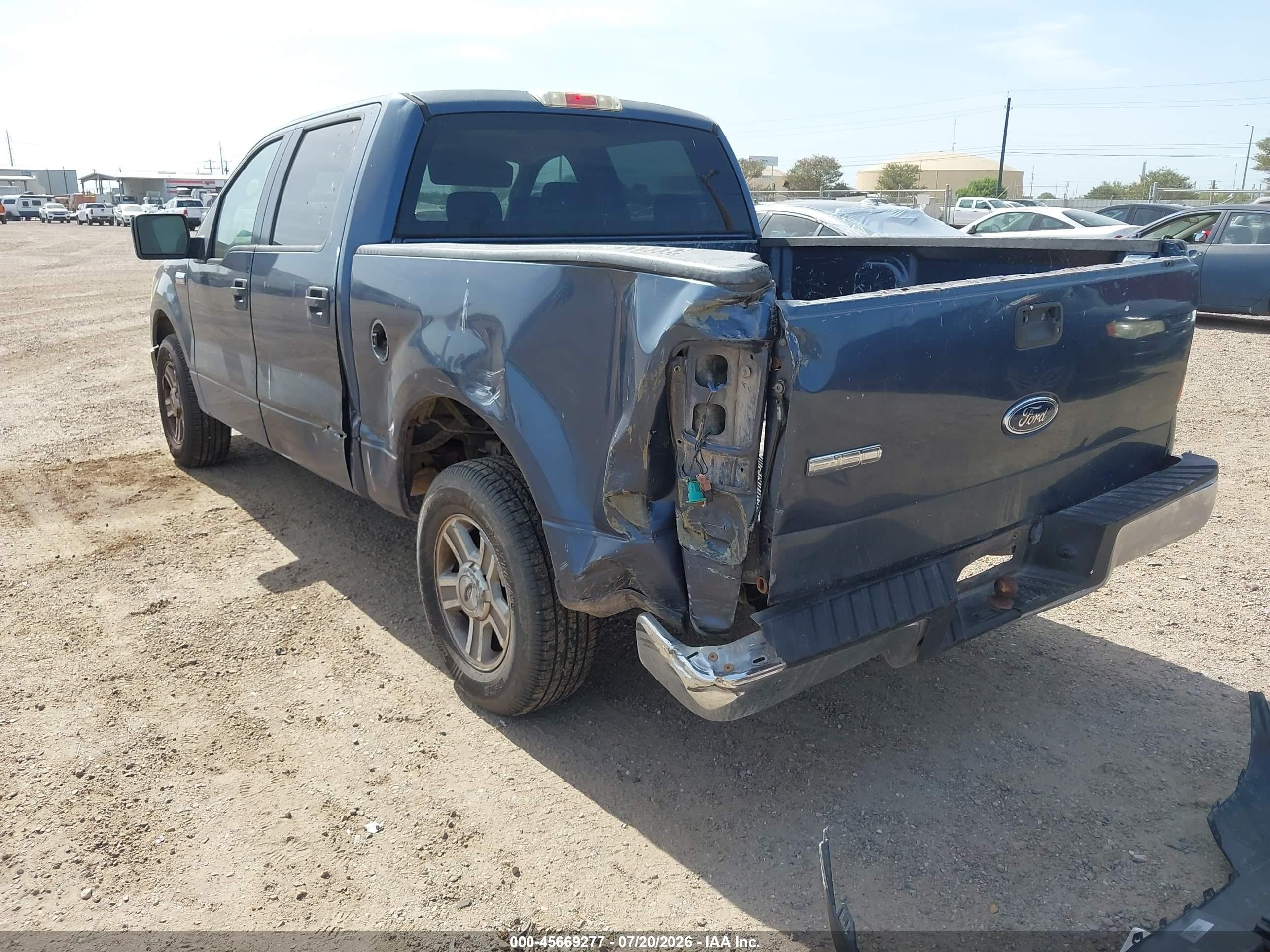 2005 Ford F-150 Xlt Blue vin: 1FTRW12WX5FB60341