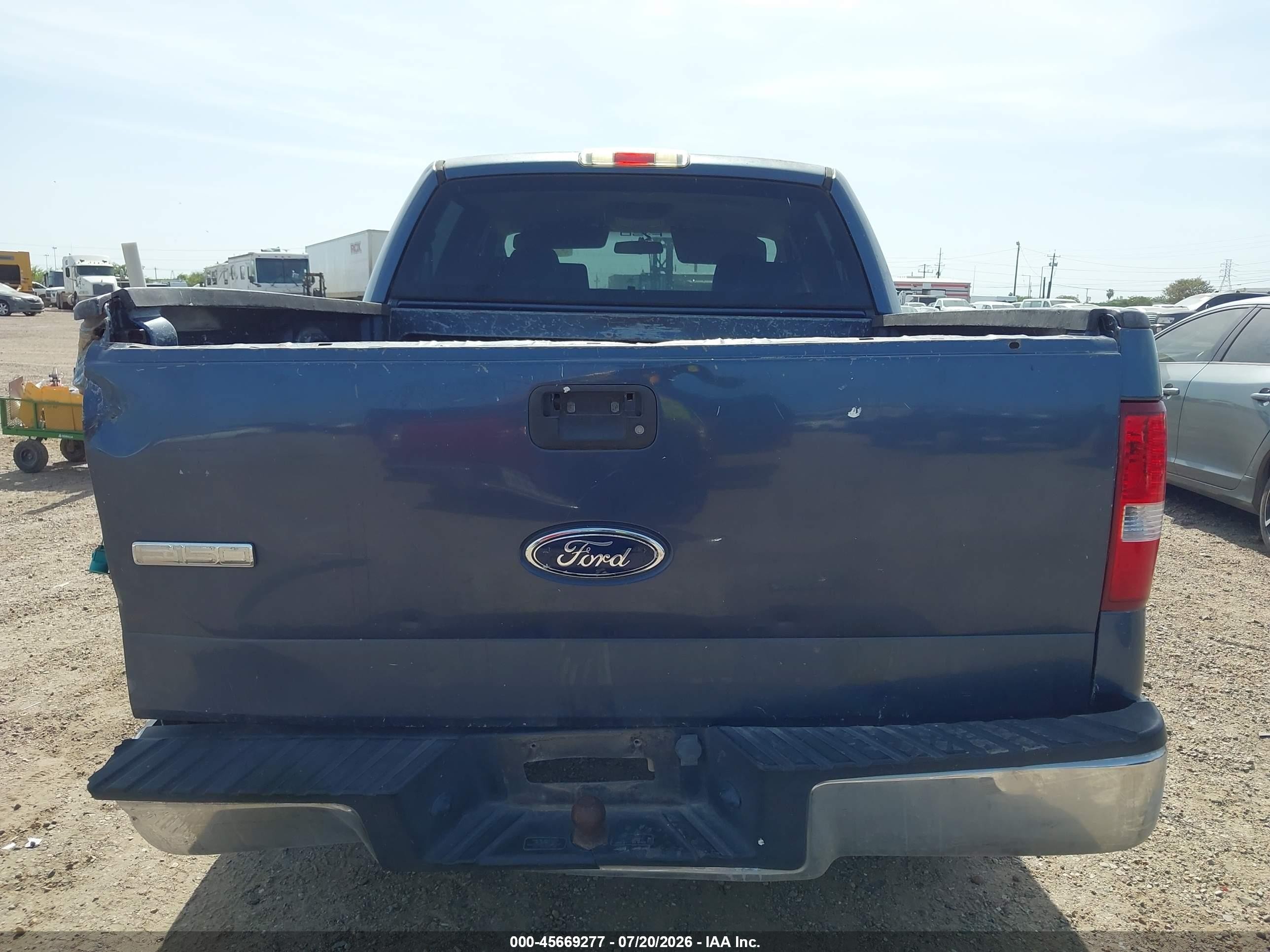 2005 Ford F-150 Xlt Blue vin: 1FTRW12WX5FB60341