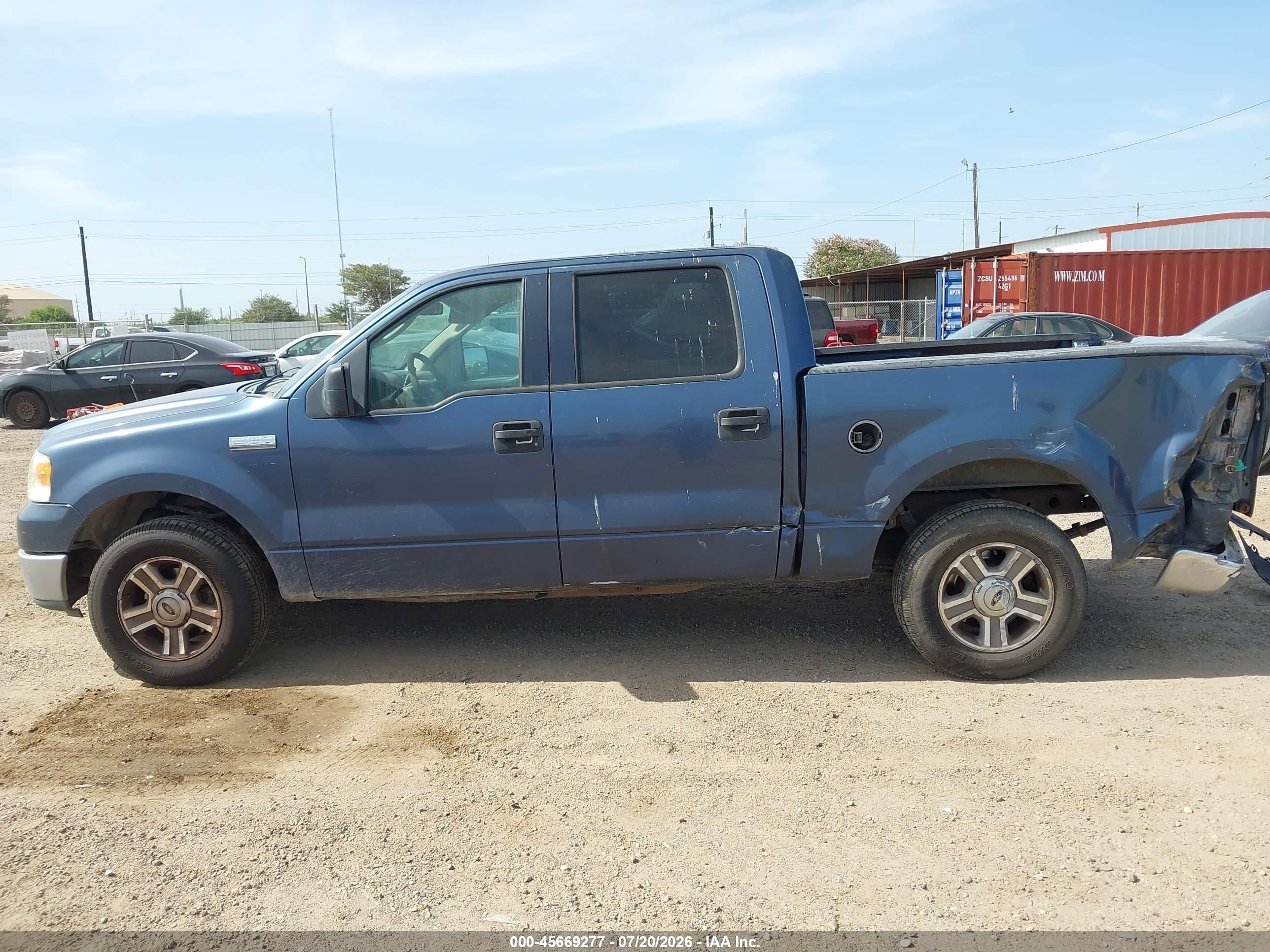2005 Ford F-150 Xlt Blue vin: 1FTRW12WX5FB60341