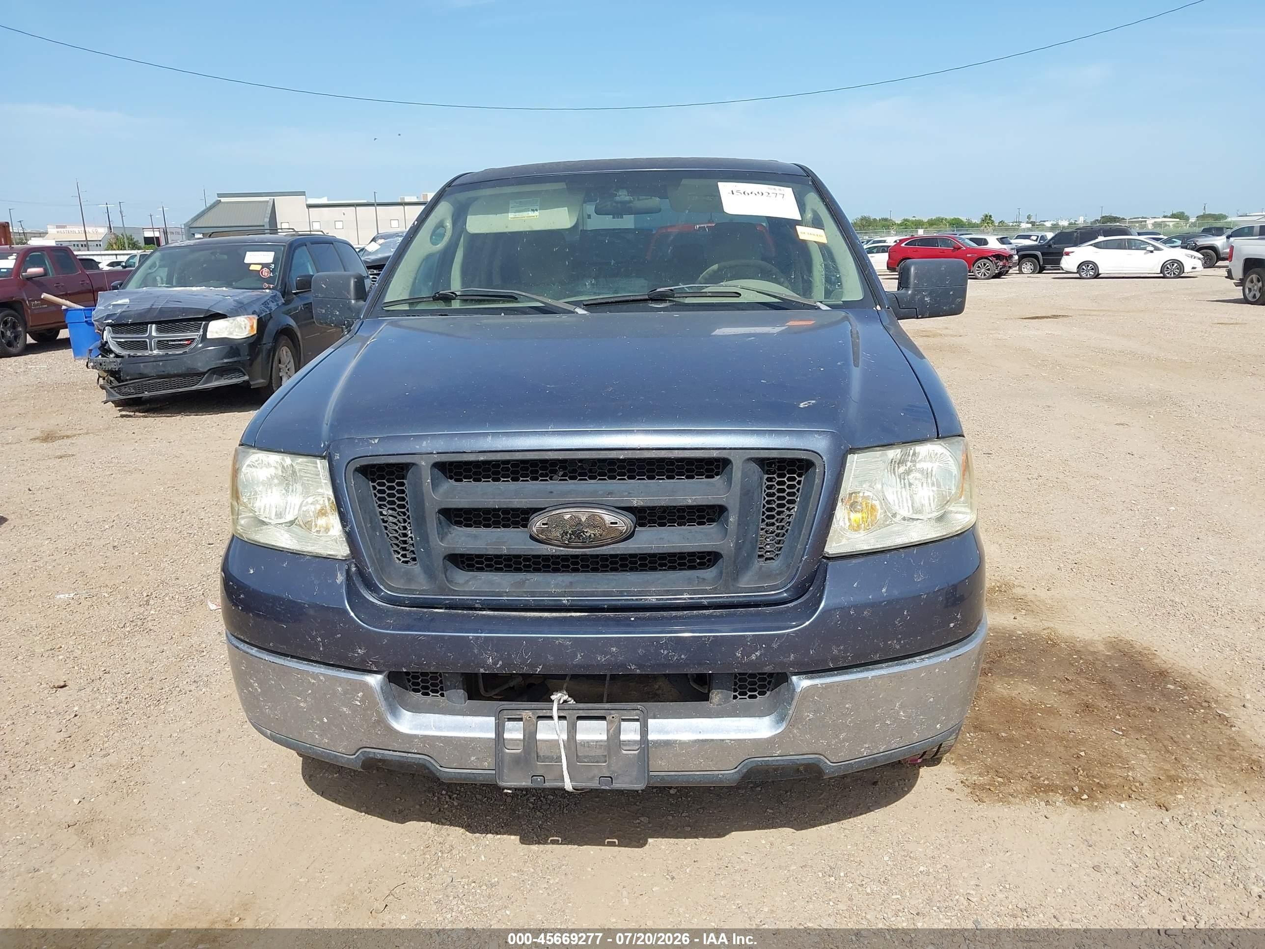 2005 Ford F-150 Xlt Blue vin: 1FTRW12WX5FB60341