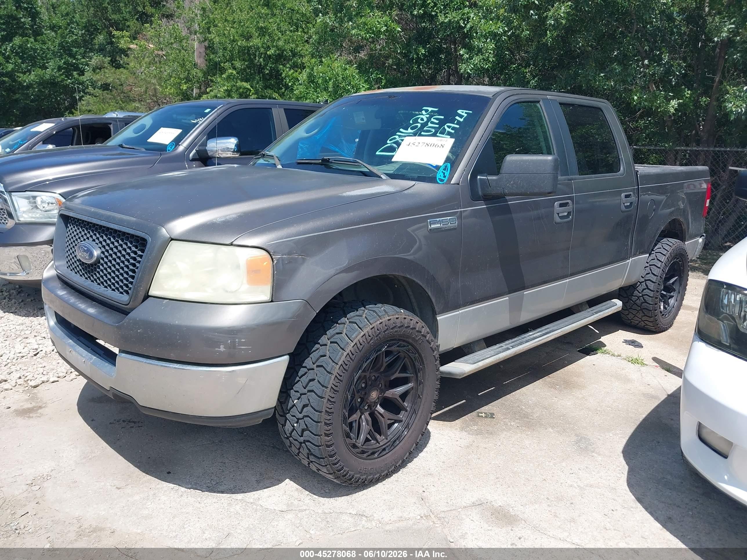 2005 Ford F-150 Xlt Gray vin: 1FTRW12WX5KD81624