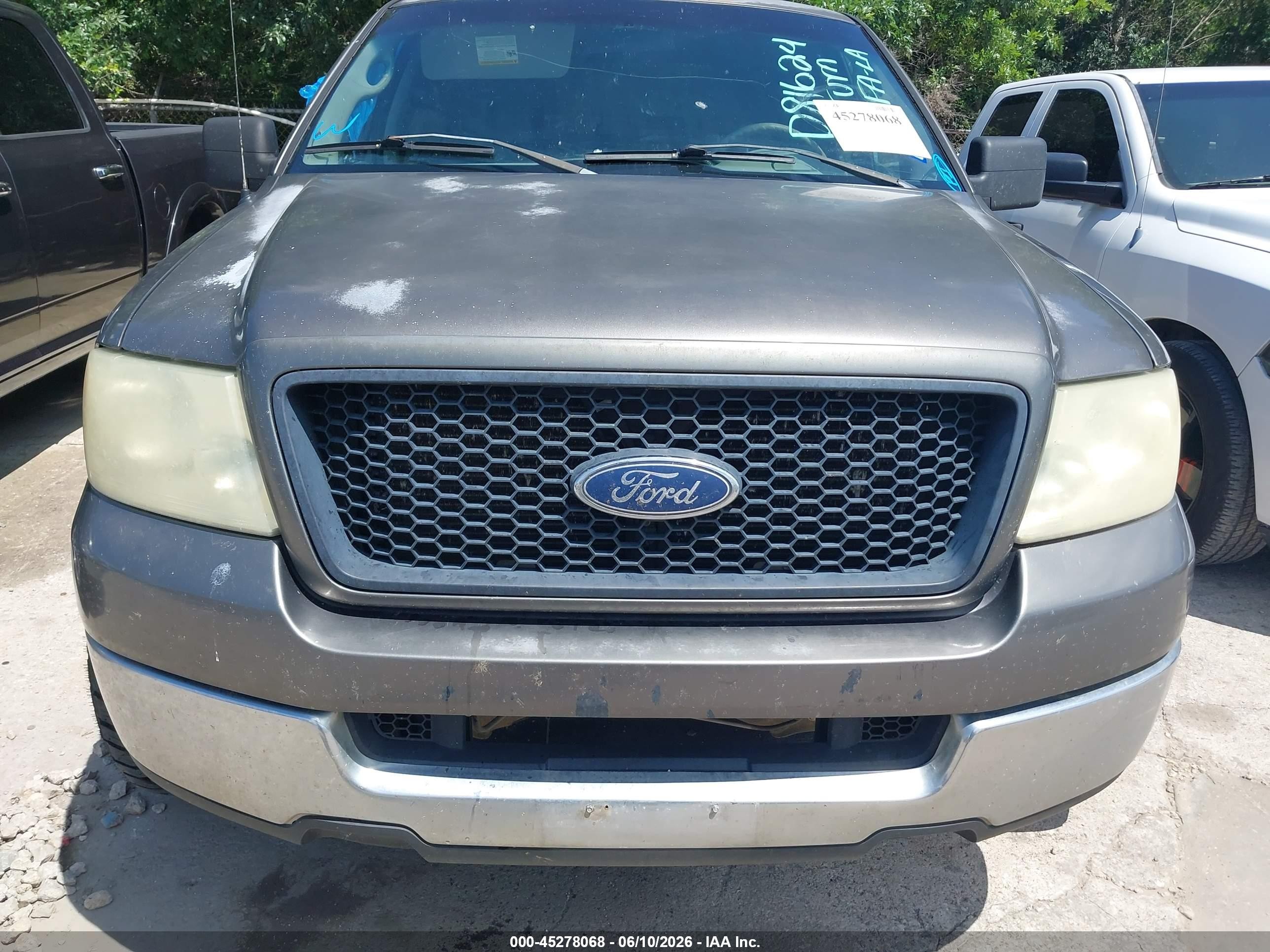 2005 Ford F-150 Xlt Gray vin: 1FTRW12WX5KD81624