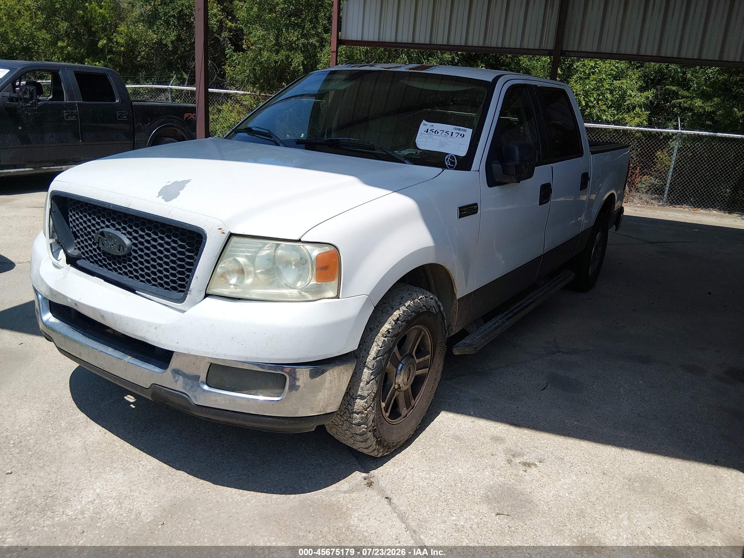 2005 Ford F-150 Xlt White vin: 1FTRW12WX5KE27503