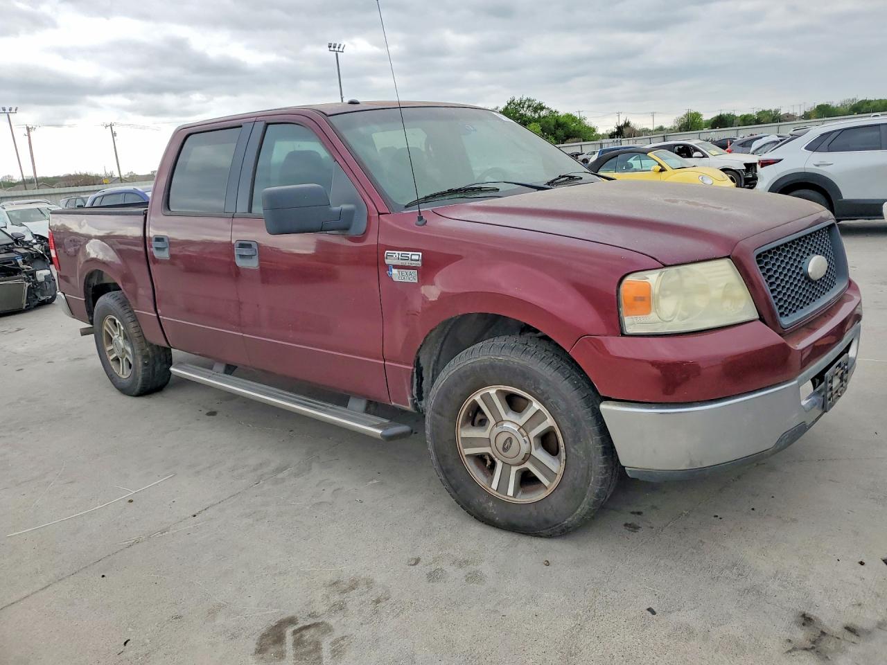 2006 Ford F-150 Supercrew Burgundy vin: 1FTRW12WX6FB72734