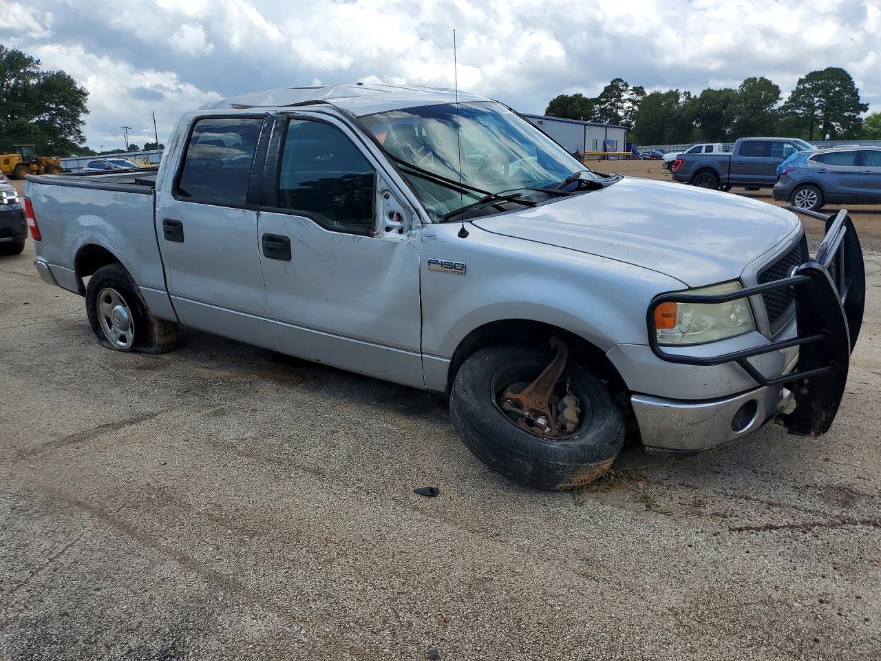 2006 Ford F150 Supercrew Silver vin: 1FTRW12WX6KD26835