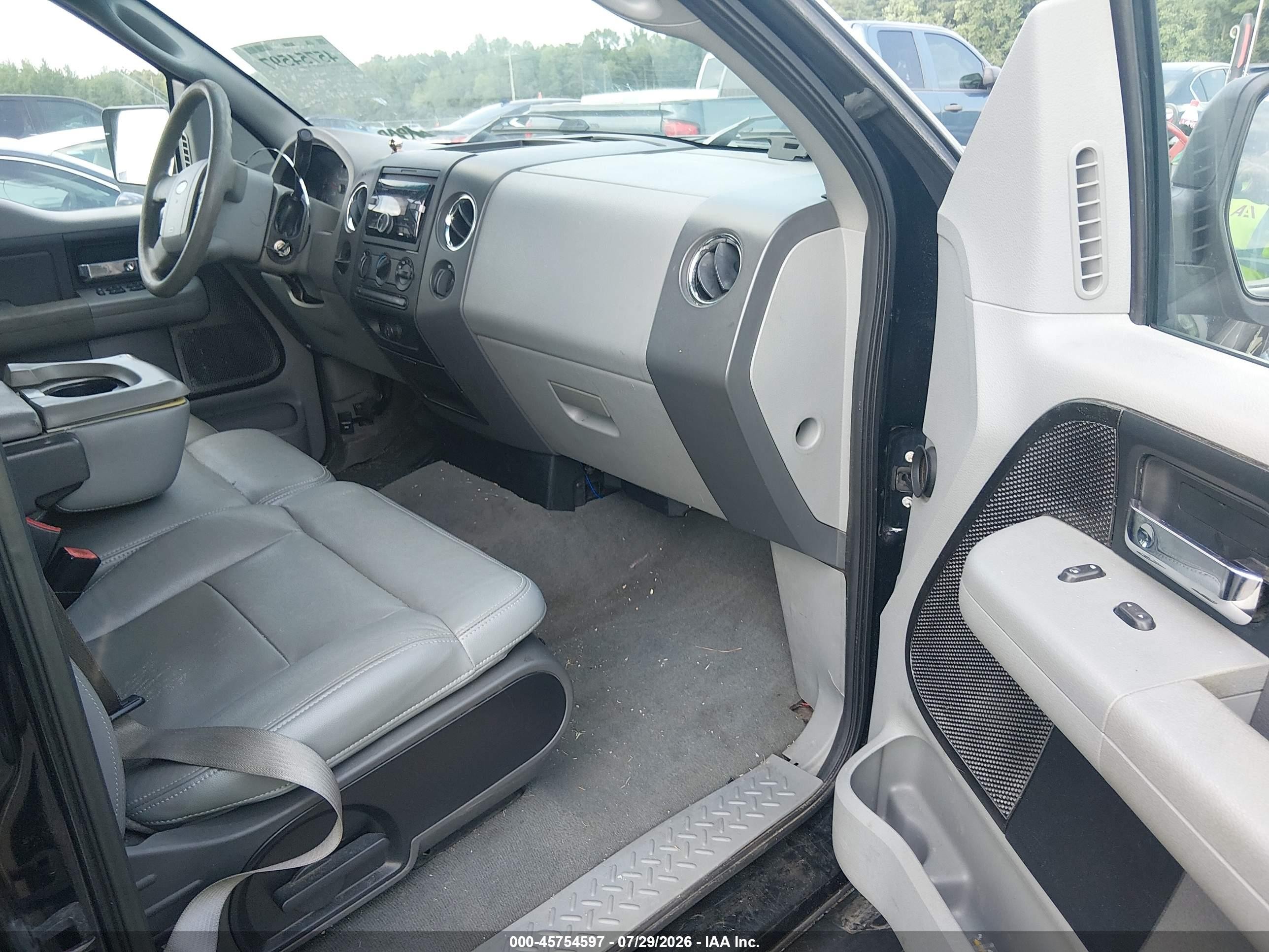2007 Ford F-150 Xlt Black vin: 1FTRW12WX7FA06165