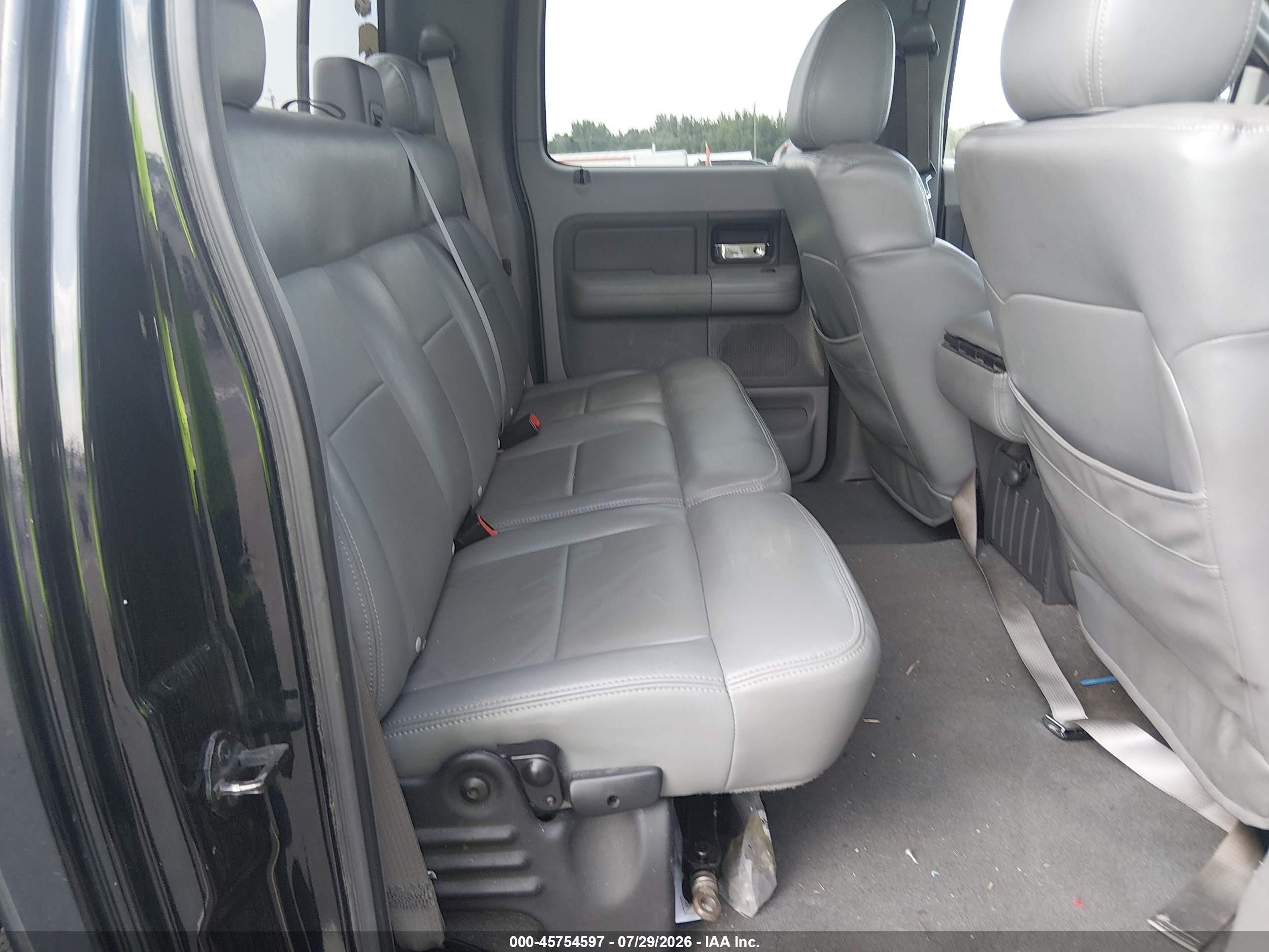2007 Ford F-150 Xlt Black vin: 1FTRW12WX7FA06165