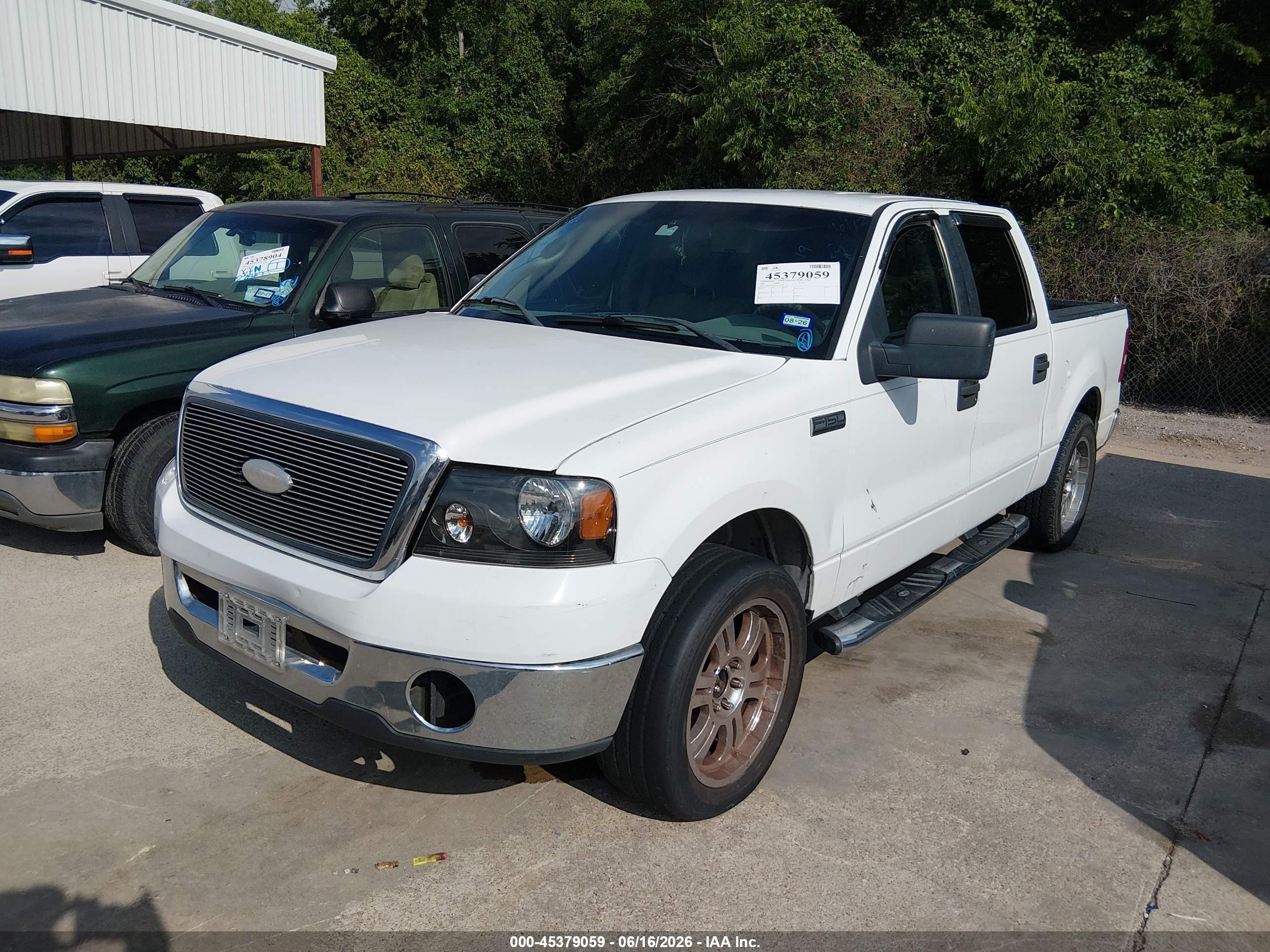 2007 Ford F-150 Xlt Белый vin: 1FTRW12WX7FA11219