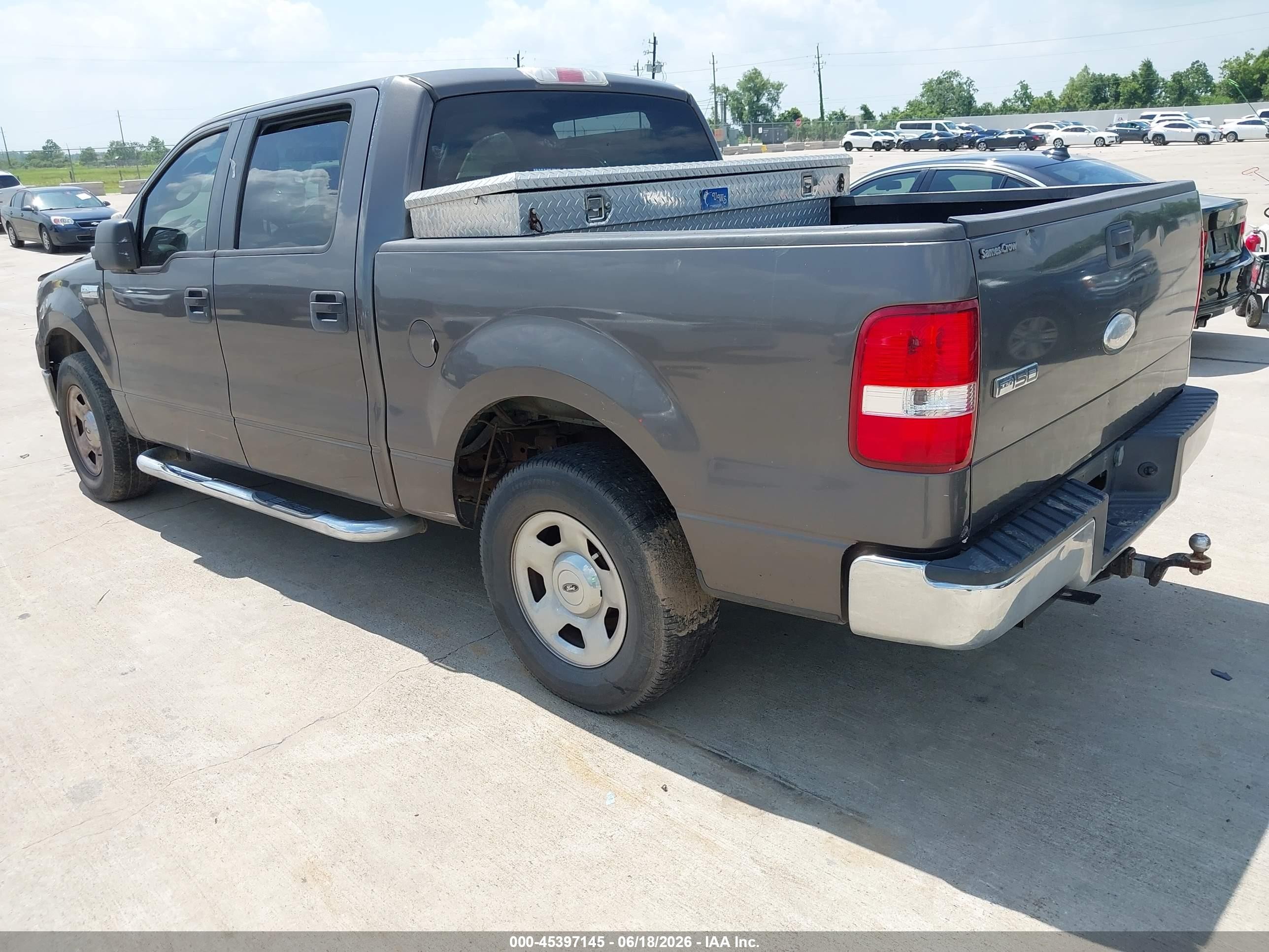 2007 Ford F-150 Xlt Gray vin: 1FTRW12WX7KC35162