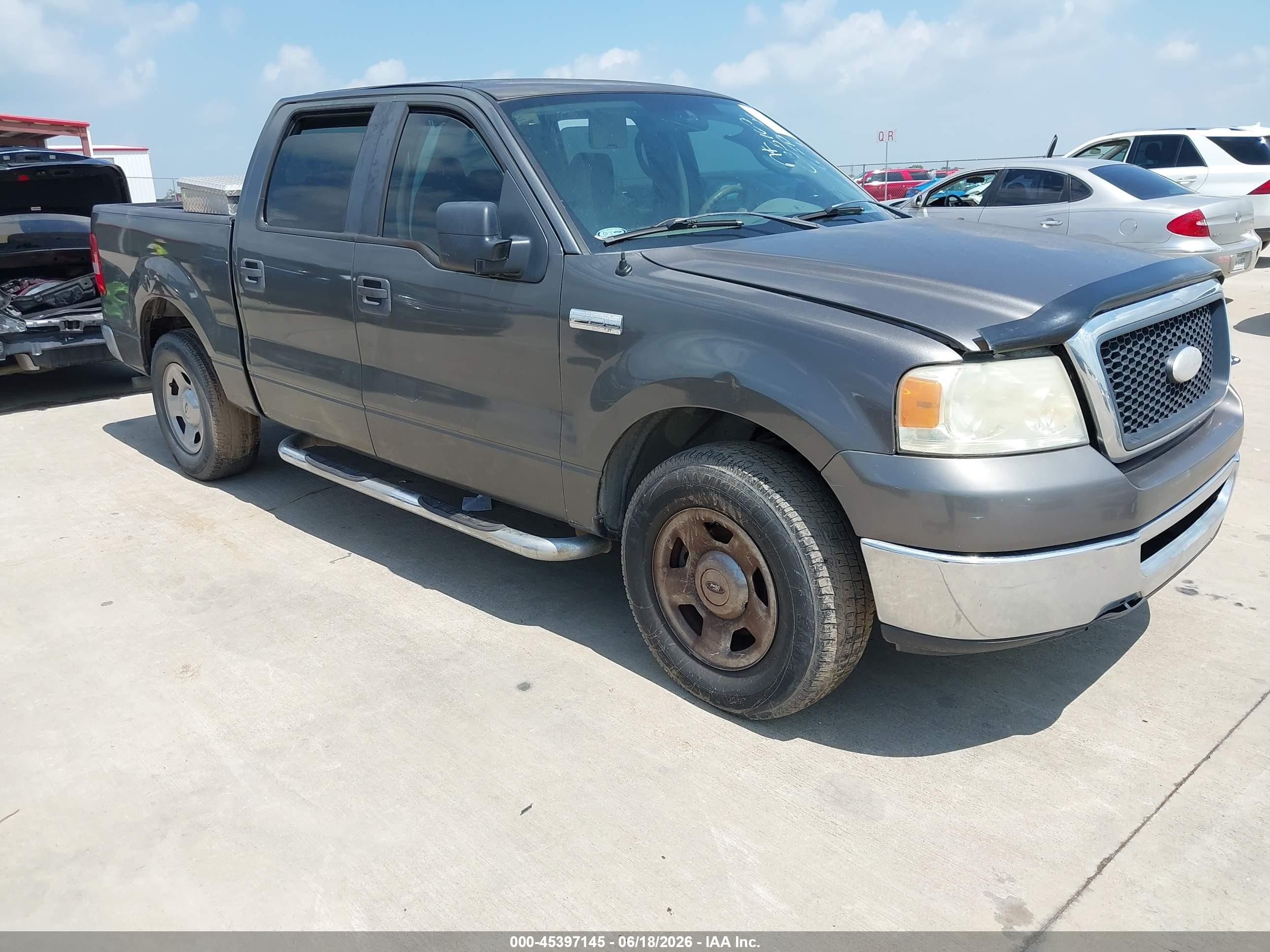 2007 Ford F-150 Xlt Gray vin: 1FTRW12WX7KC35162