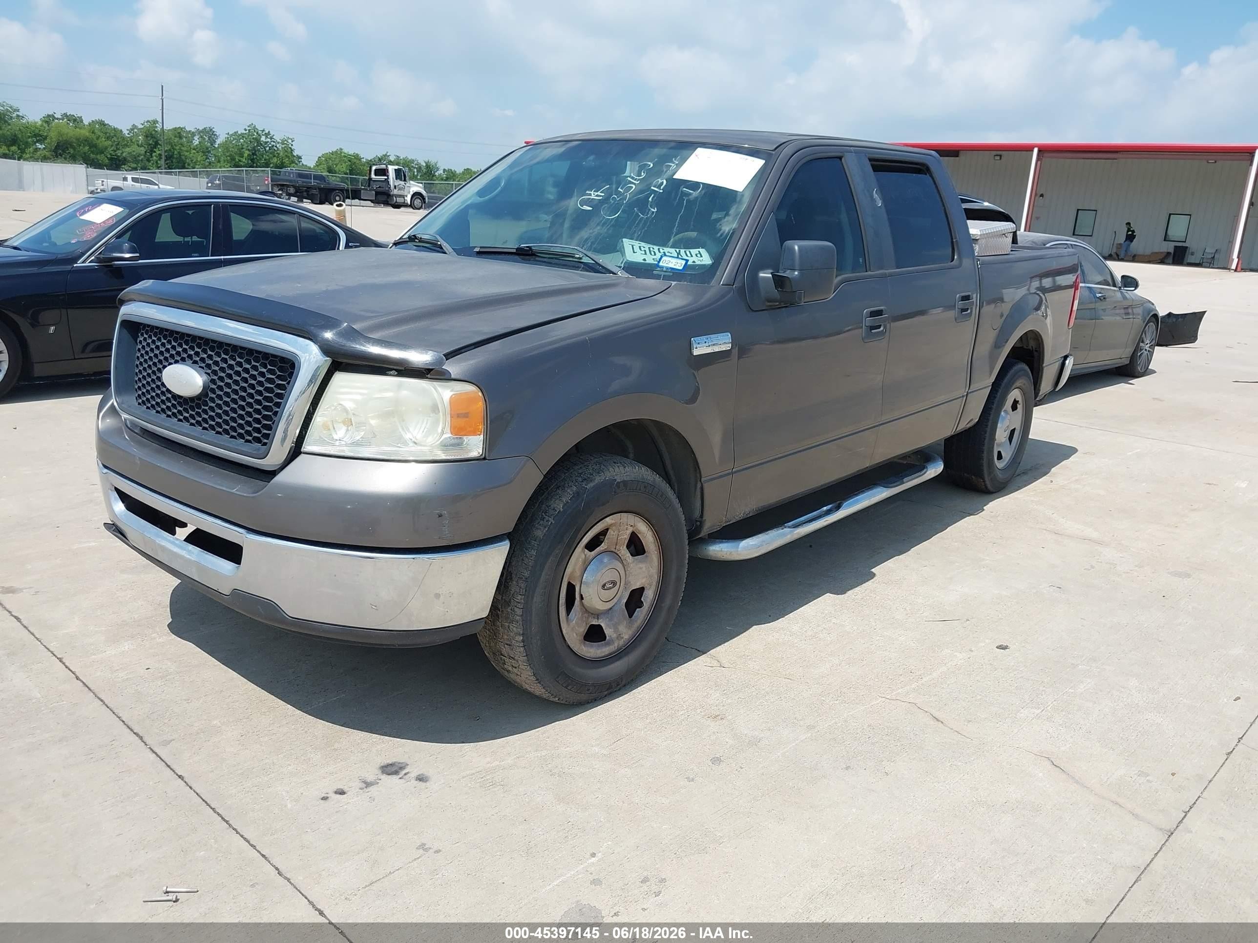 2007 Ford F-150 Xlt Gray vin: 1FTRW12WX7KC35162