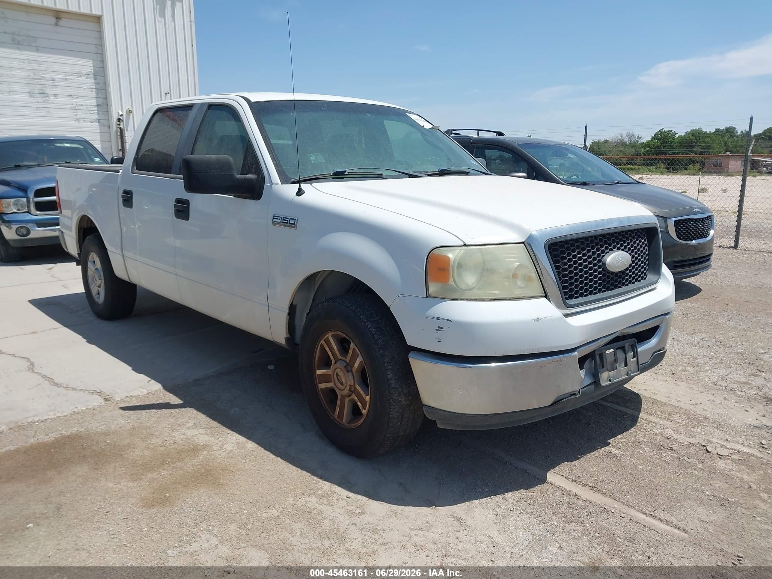 2007 Ford F-150 Xlt White vin: 1FTRW12WX7KC98794