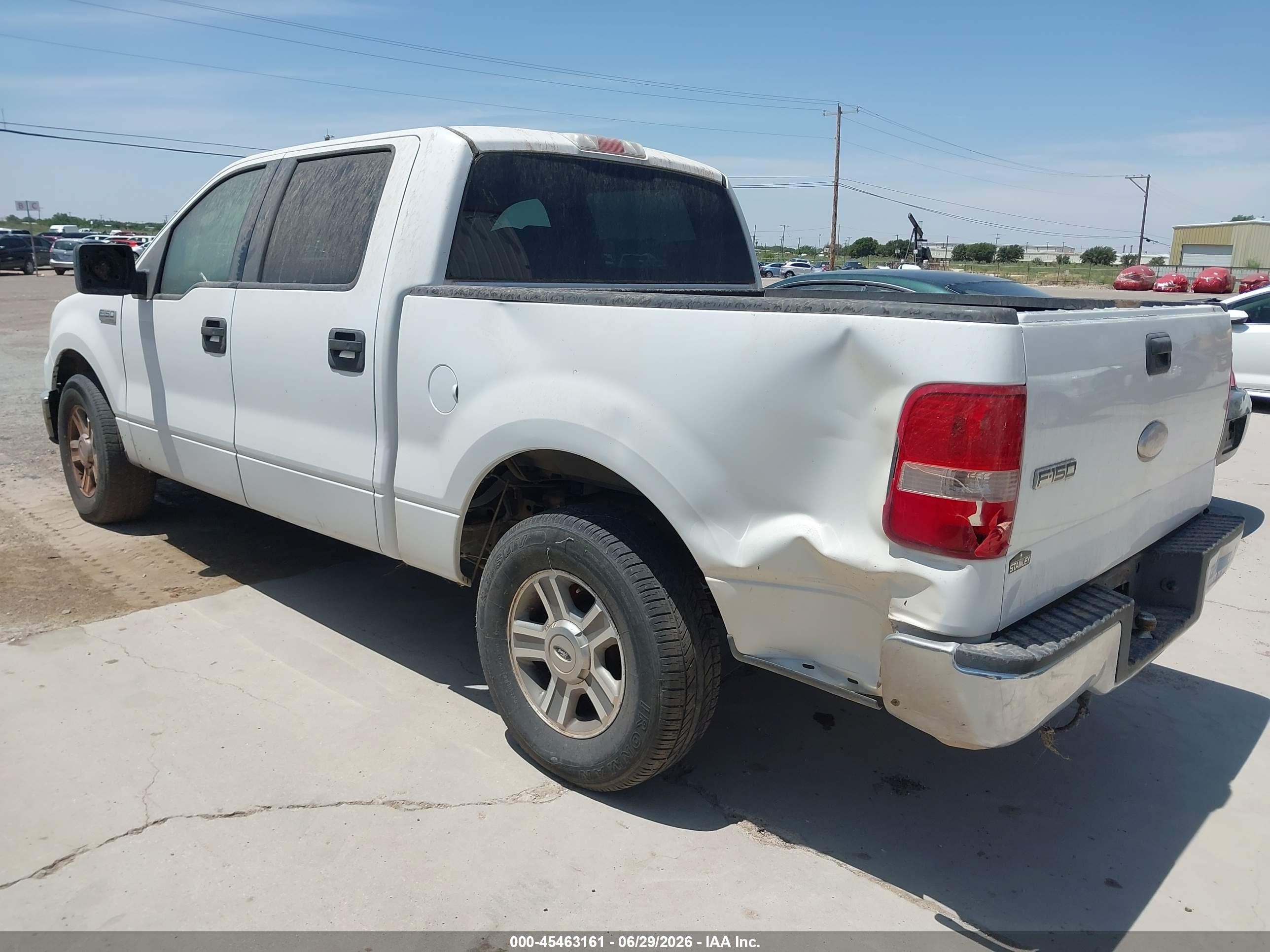 2007 Ford F-150 Xlt White vin: 1FTRW12WX7KC98794