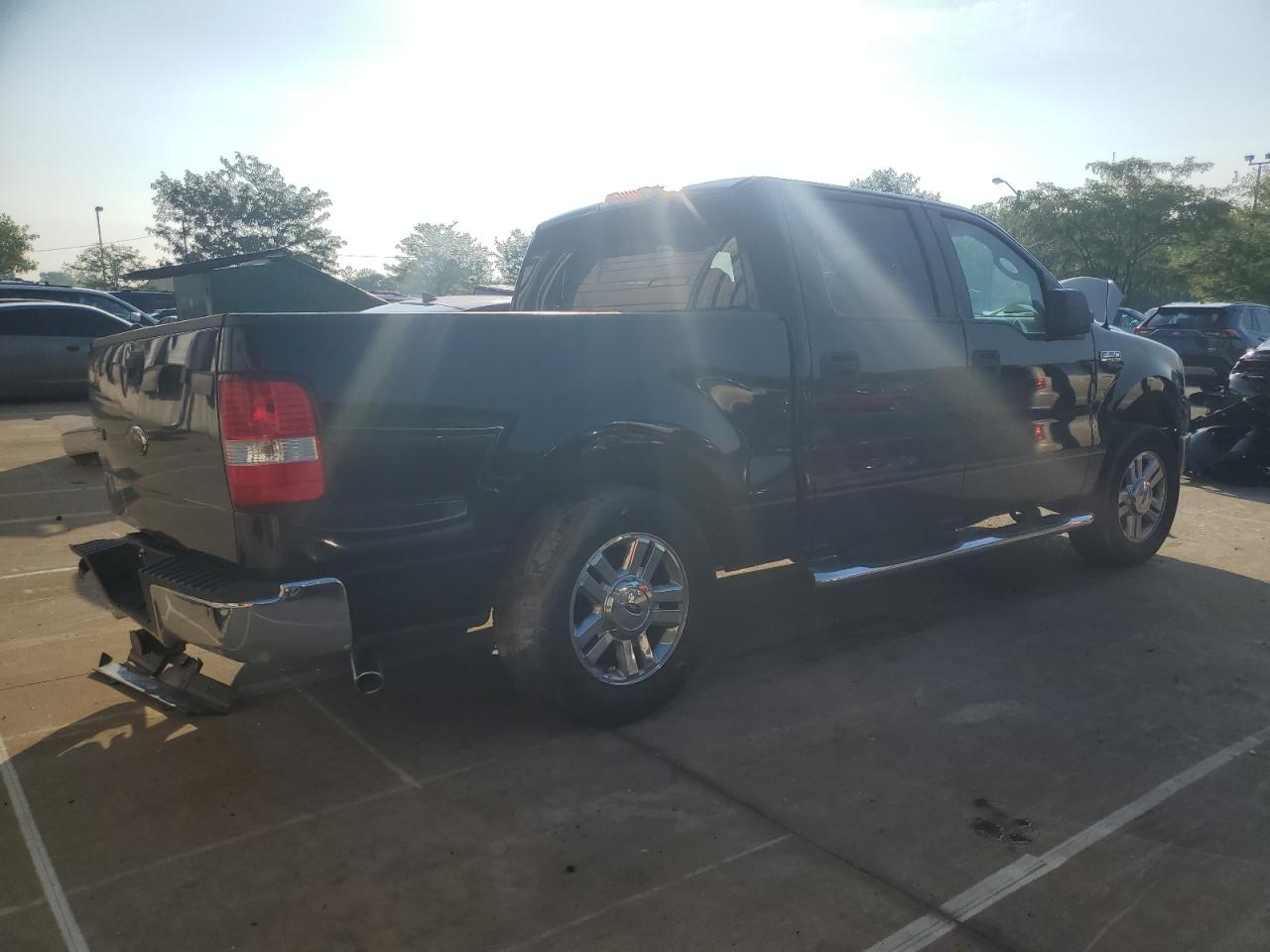 2007 Ford F150 Supercrew Black vin: 1FTRW12WX7KD27095
