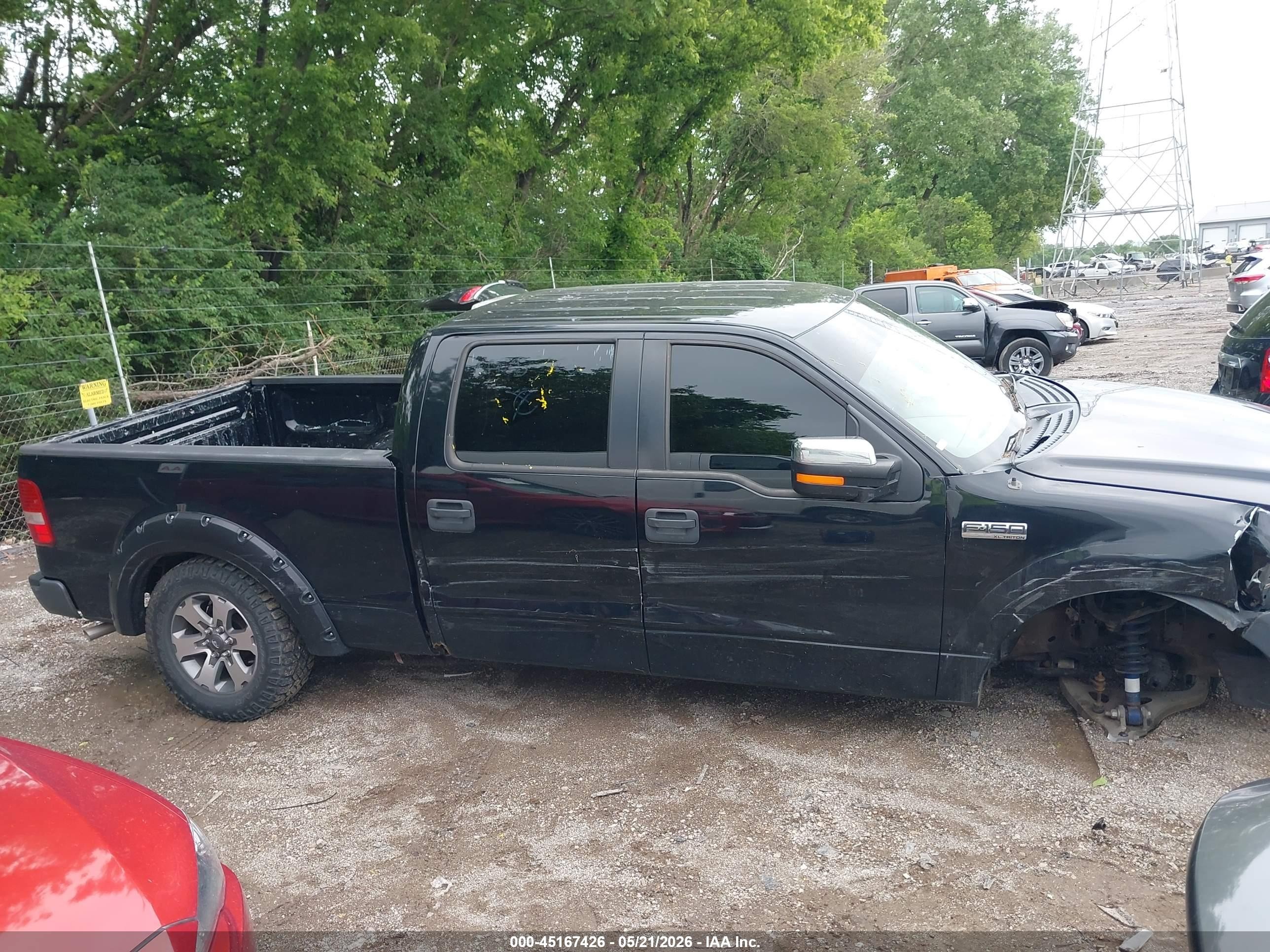 2008 Ford F-150 Xl Черный vin: 1FTRW12WX8FA75925