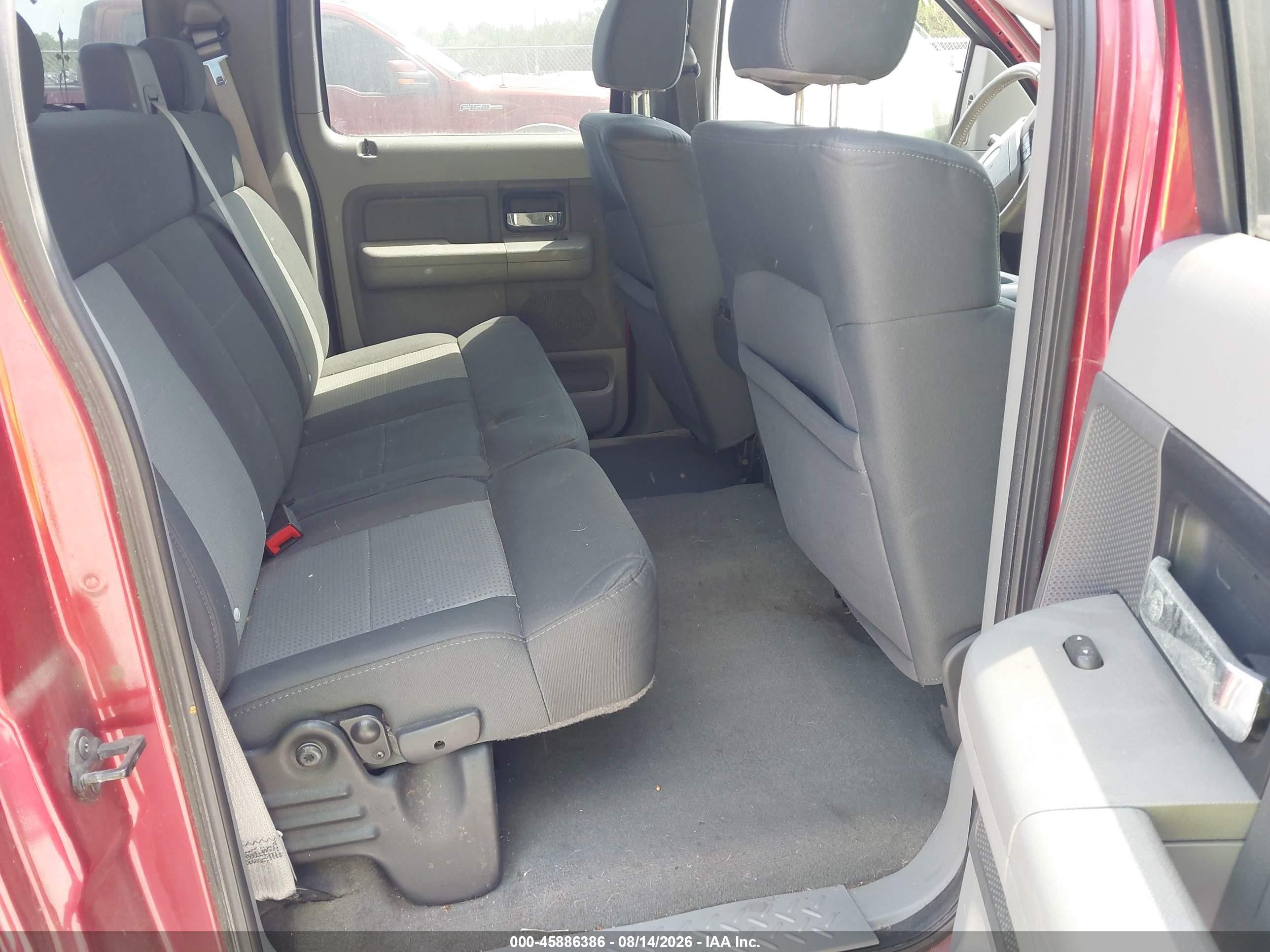 2008 Ford F-150 60th Anniversary/fx2/xl/xlt Red vin: 1FTRW12WX8FB00869