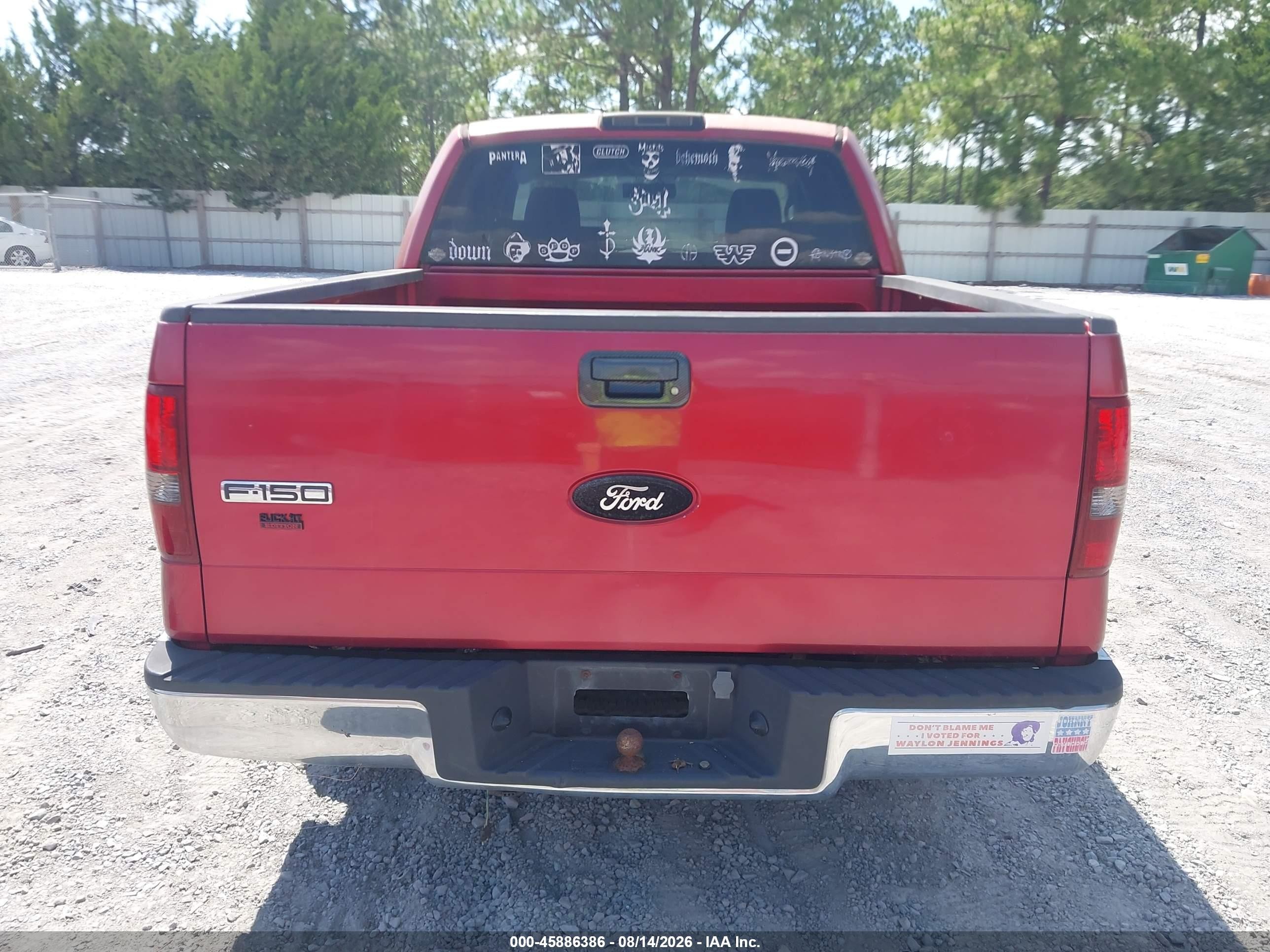 2008 Ford F-150 60th Anniversary/fx2/xl/xlt Red vin: 1FTRW12WX8FB00869