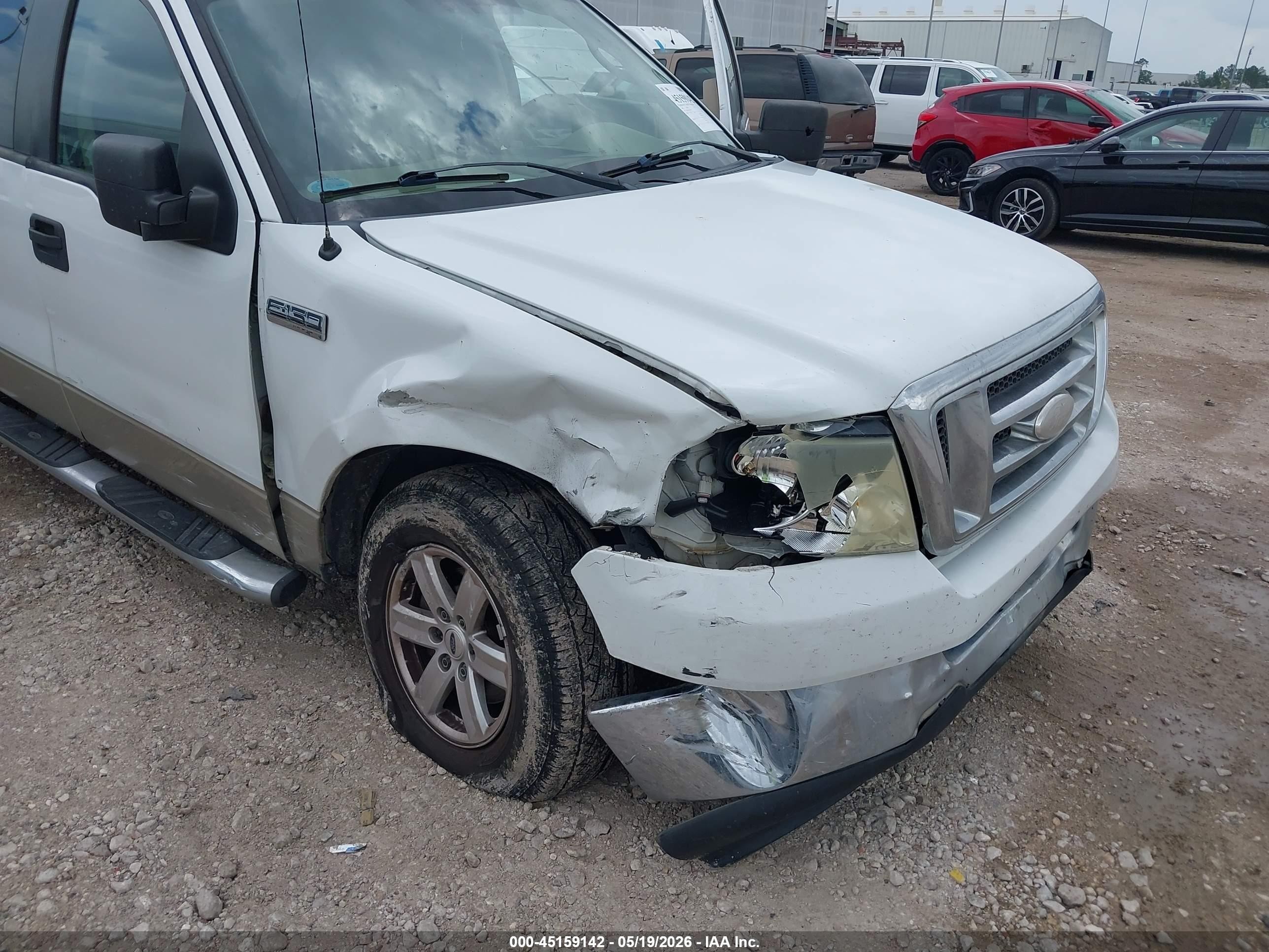 2008 Ford F-150 60th Anniversary/fx2/xl/xlt White vin: 1FTRW12WX8FB51904