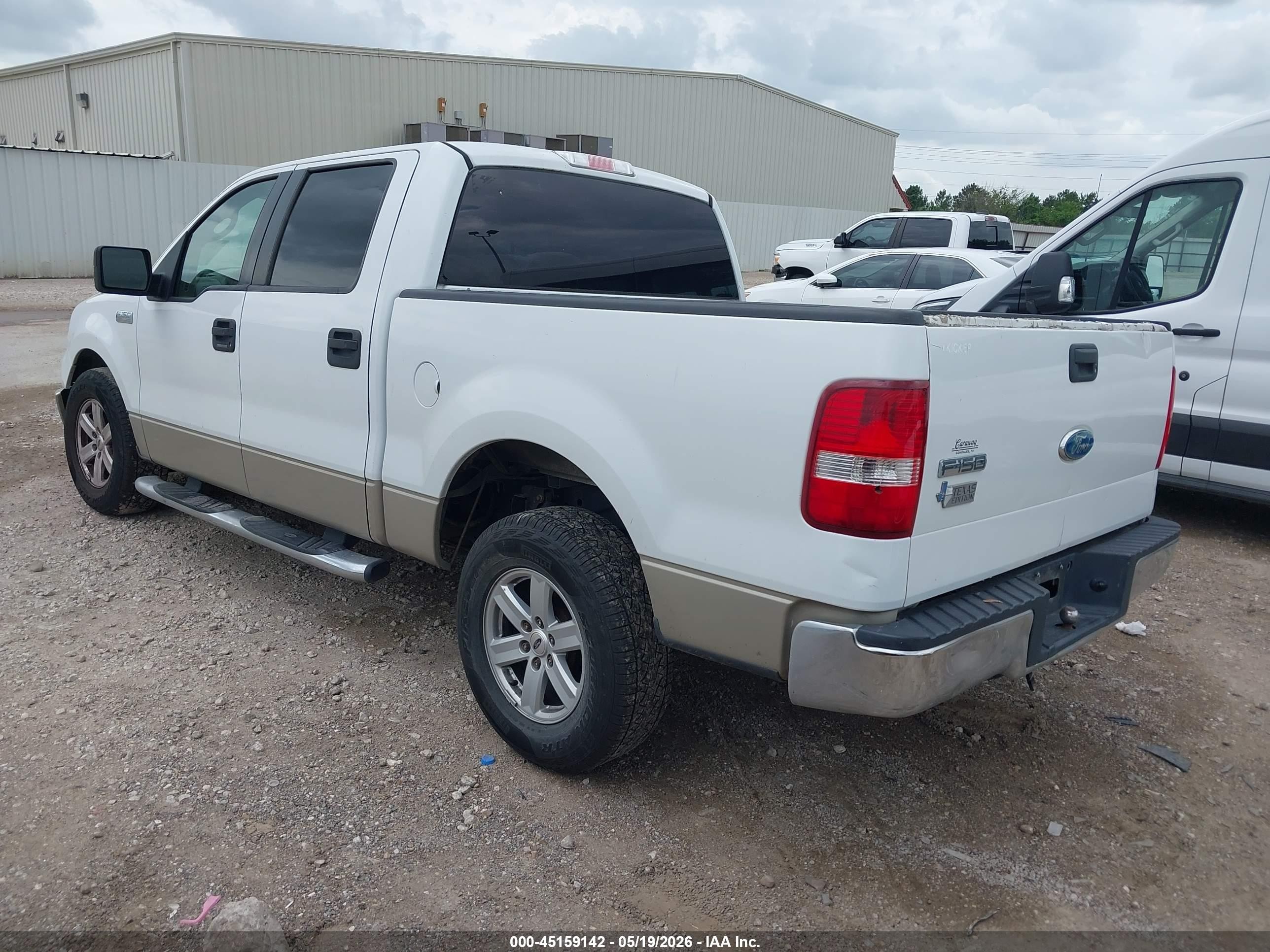 2008 Ford F-150 60th Anniversary/fx2/xl/xlt White vin: 1FTRW12WX8FB51904