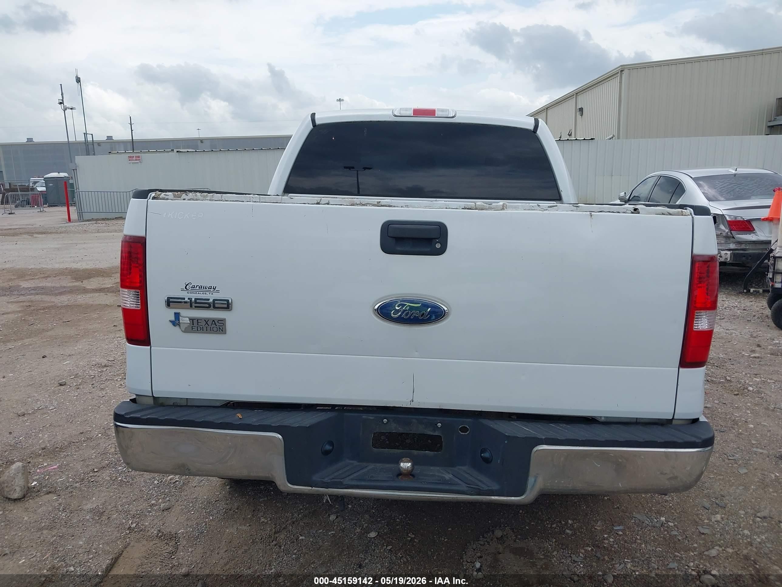 2008 Ford F-150 60th Anniversary/fx2/xl/xlt White vin: 1FTRW12WX8FB51904