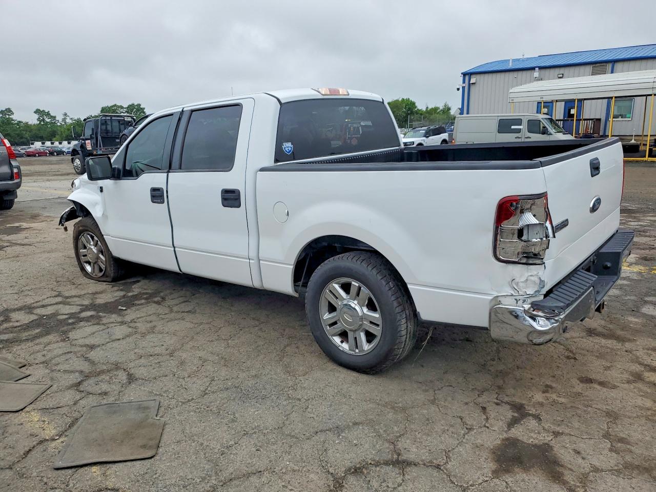2008 Ford F150 Supercrew White vin: 1FTRW12WX8FC07470