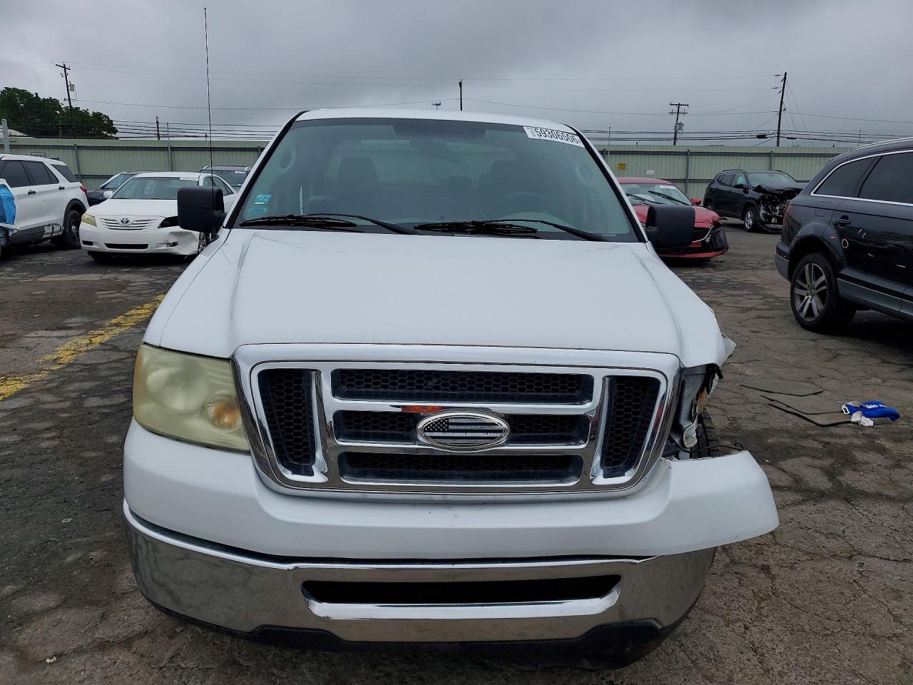 2008 Ford F150 Supercrew White vin: 1FTRW12WX8FC07470