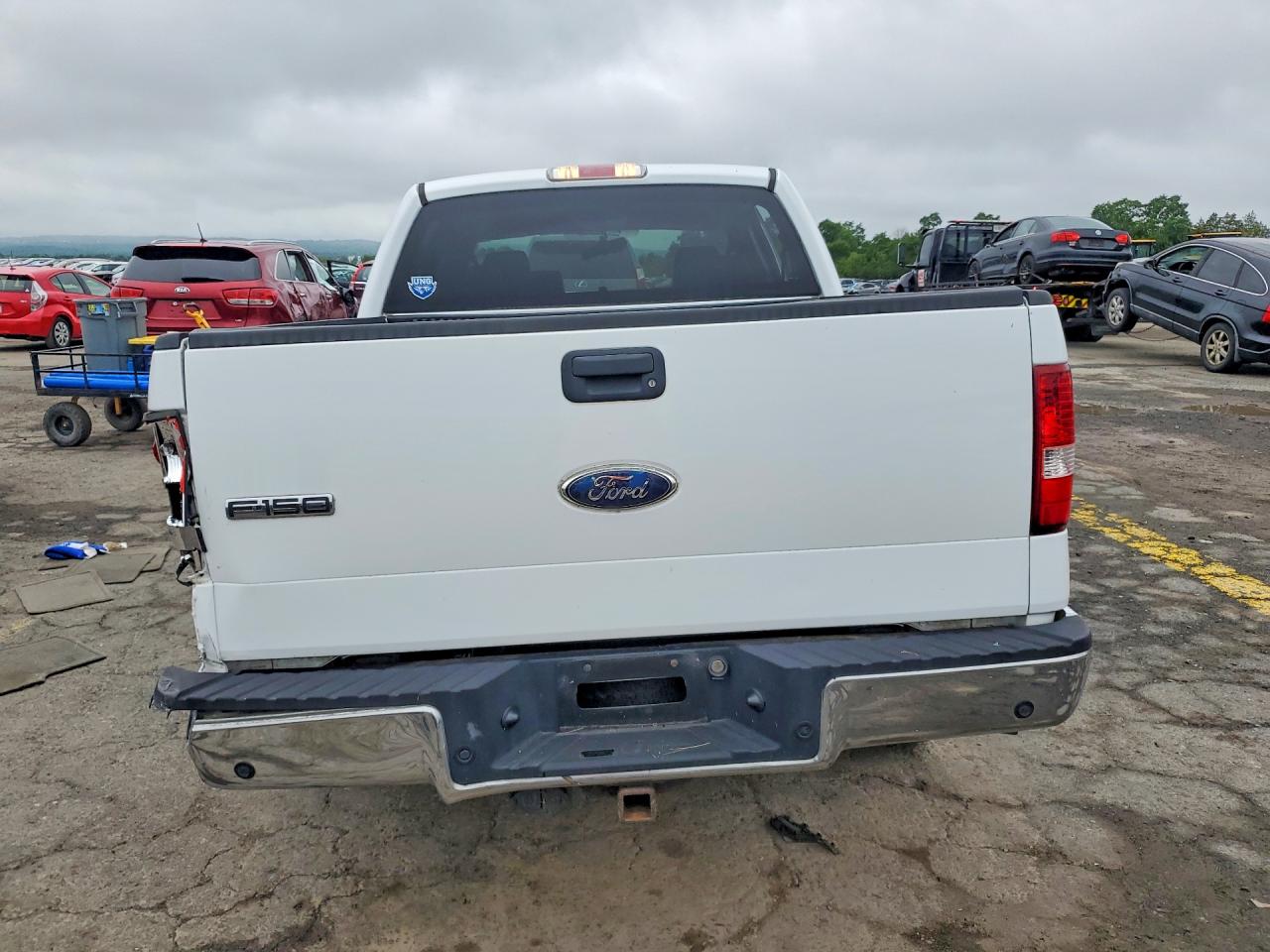 2008 Ford F150 Supercrew White vin: 1FTRW12WX8FC07470