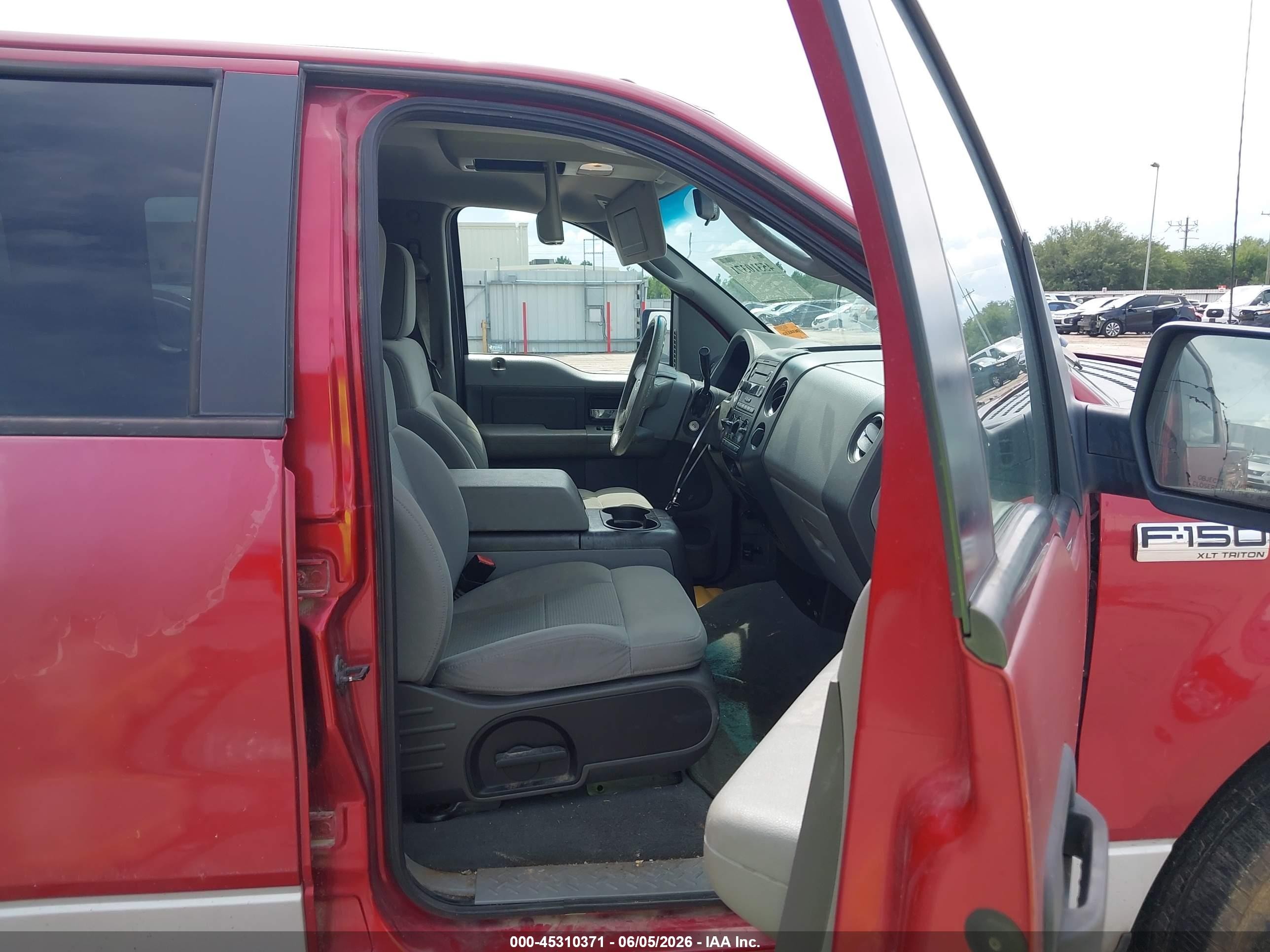 2008 Ford F-150 Xlt Красный vin: 1FTRW12WX8KC57115