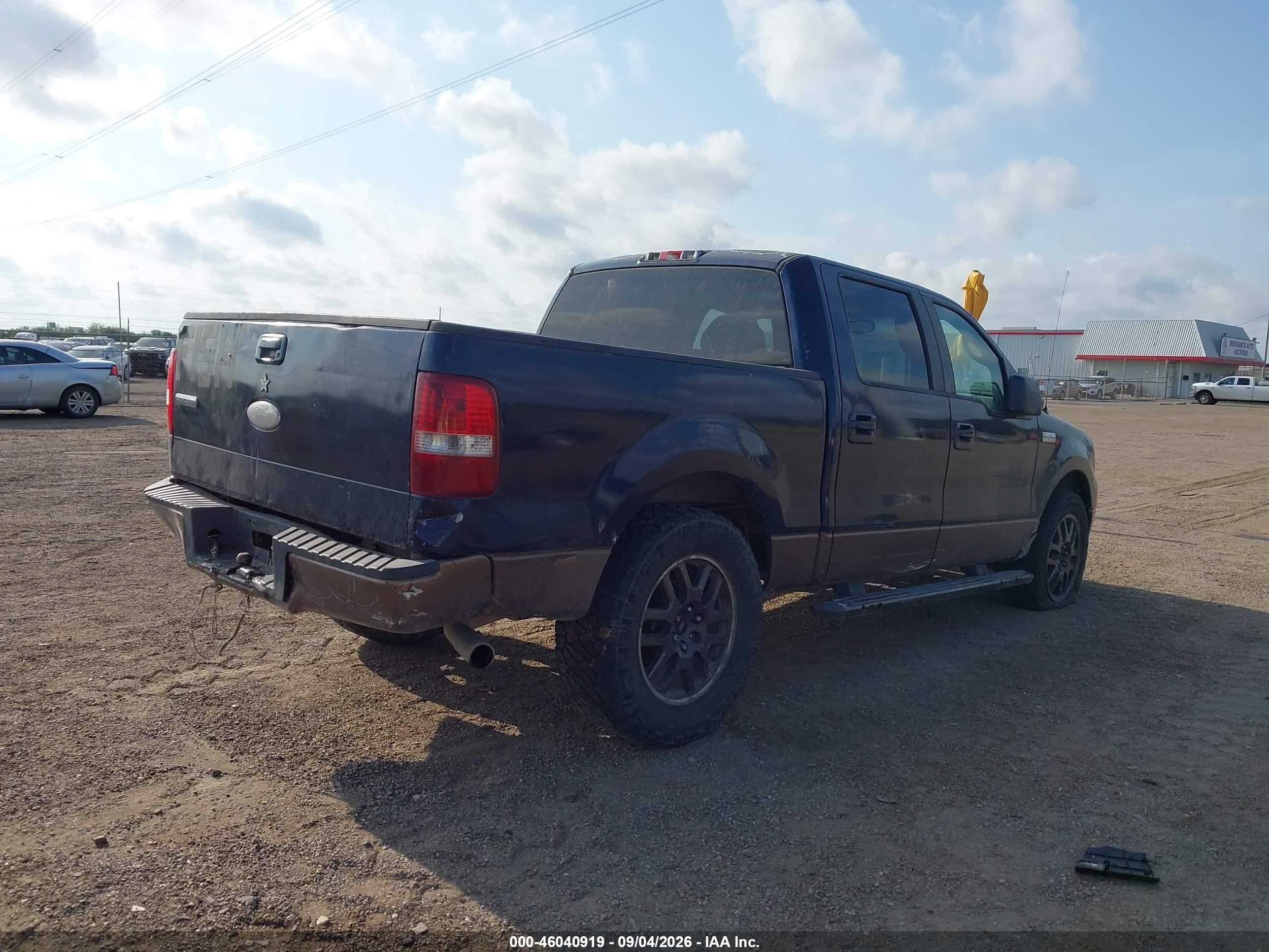 2008 Ford F-150 60th Anniversary/fx2/xl/xlt Синий vin: 1FTRW12WX8KD03087