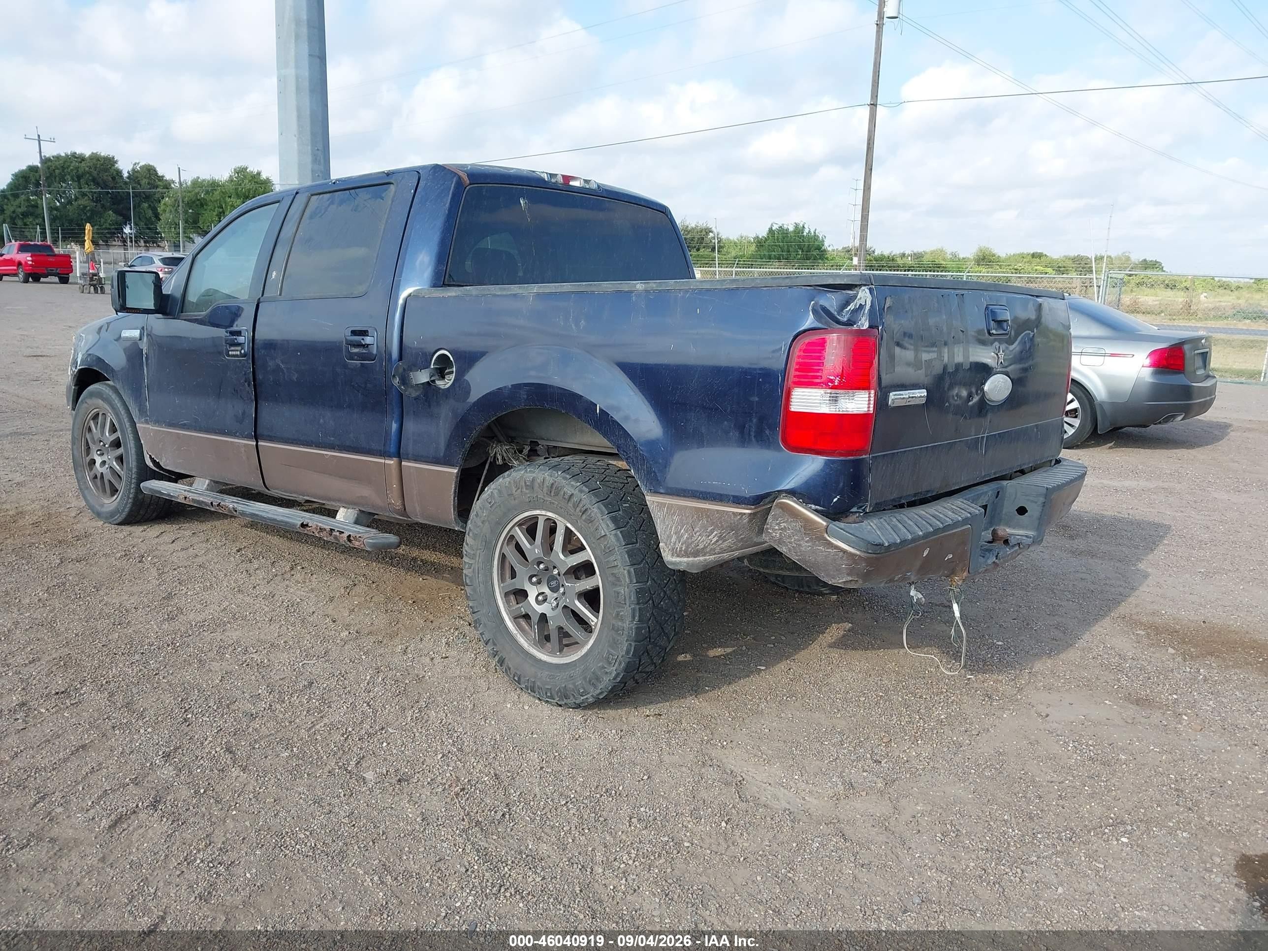 2008 Ford F-150 60th Anniversary/fx2/xl/xlt Синий vin: 1FTRW12WX8KD03087