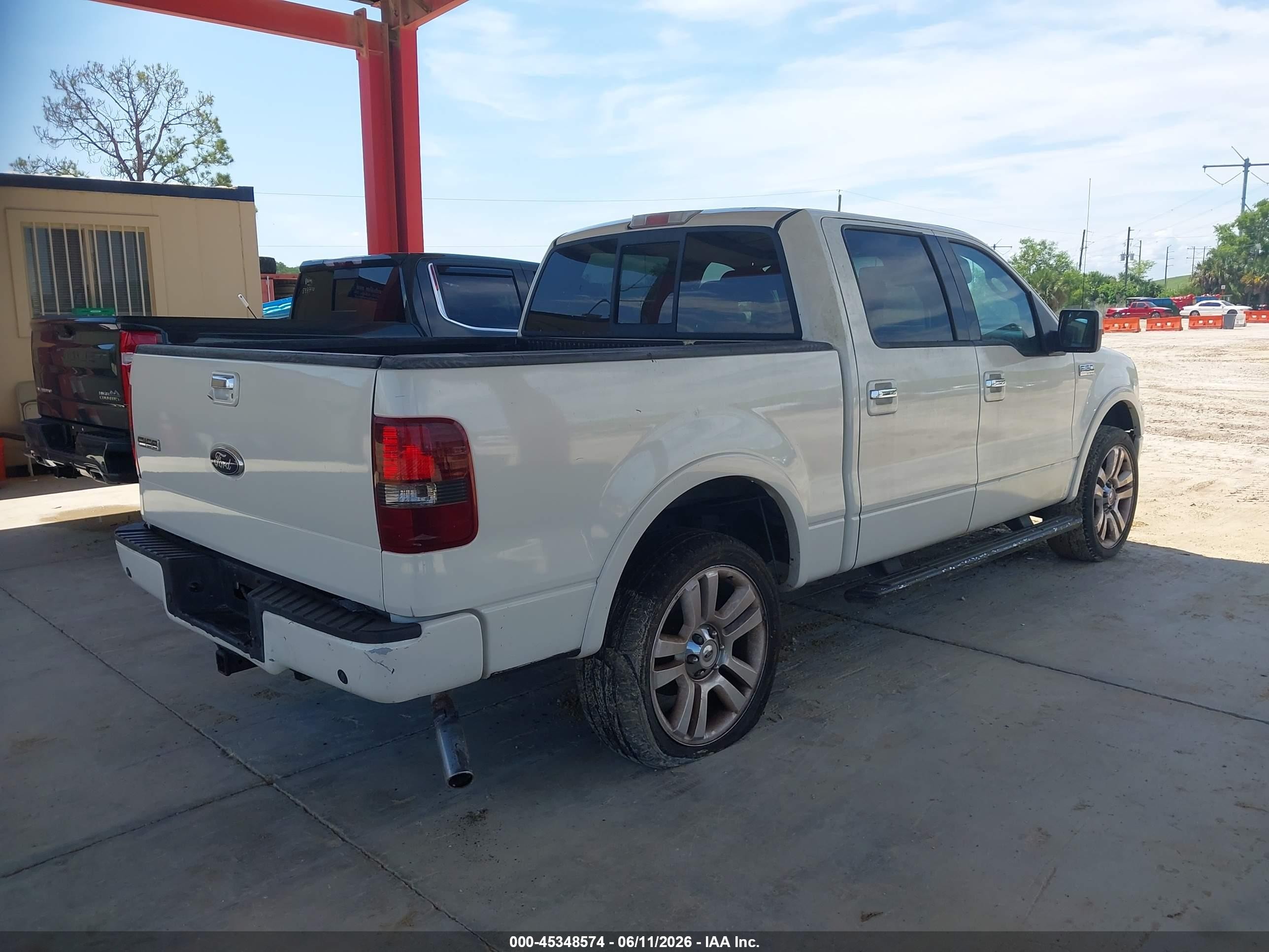 2008 Ford F-150 Harley-davidson/limited White vin: 1FTRW14528FA26898