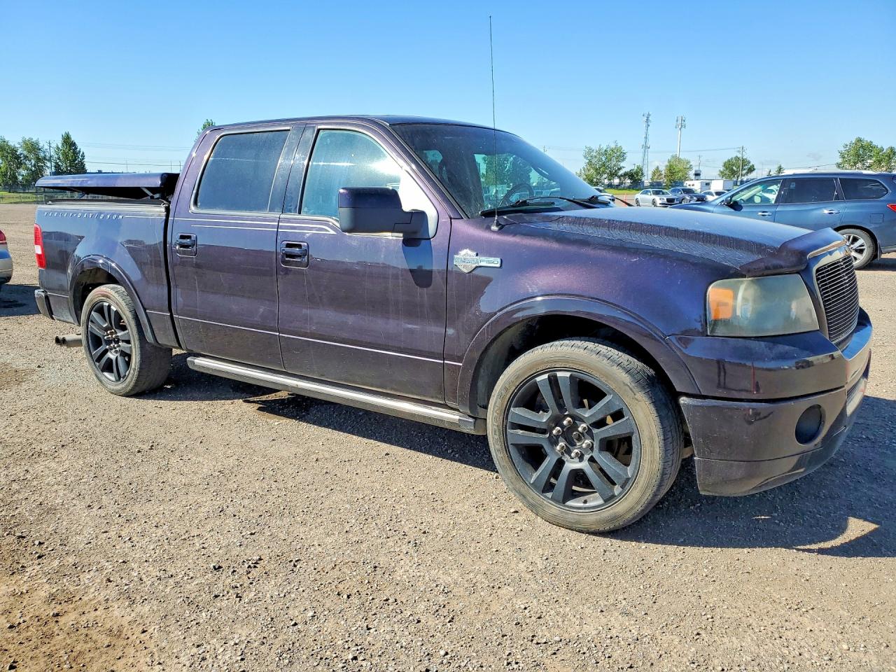 2007 Ford F150 Supercrew Purple vin: 1FTRW14547FA28831