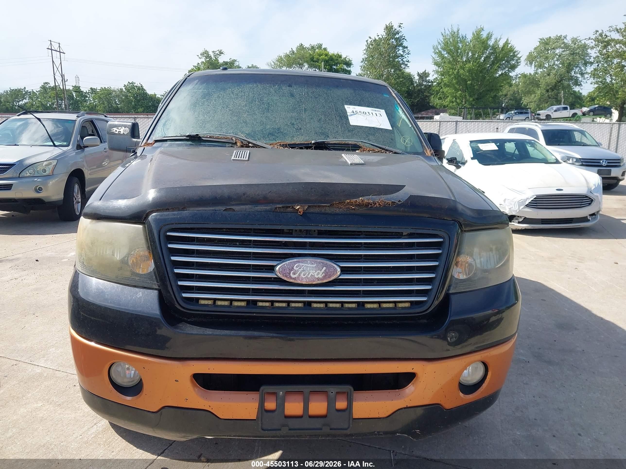 2008 Ford F-150 Harley-davidson/limited Black vin: 1FTRW14548FA27776
