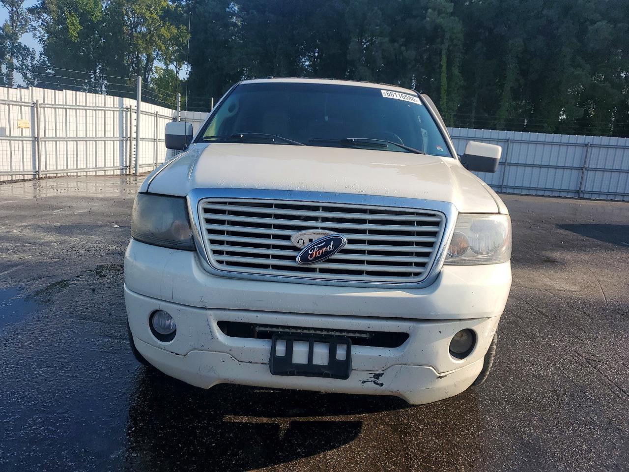 2008 Ford F150 Supercrew White vin: 1FTRW14598FA70137
