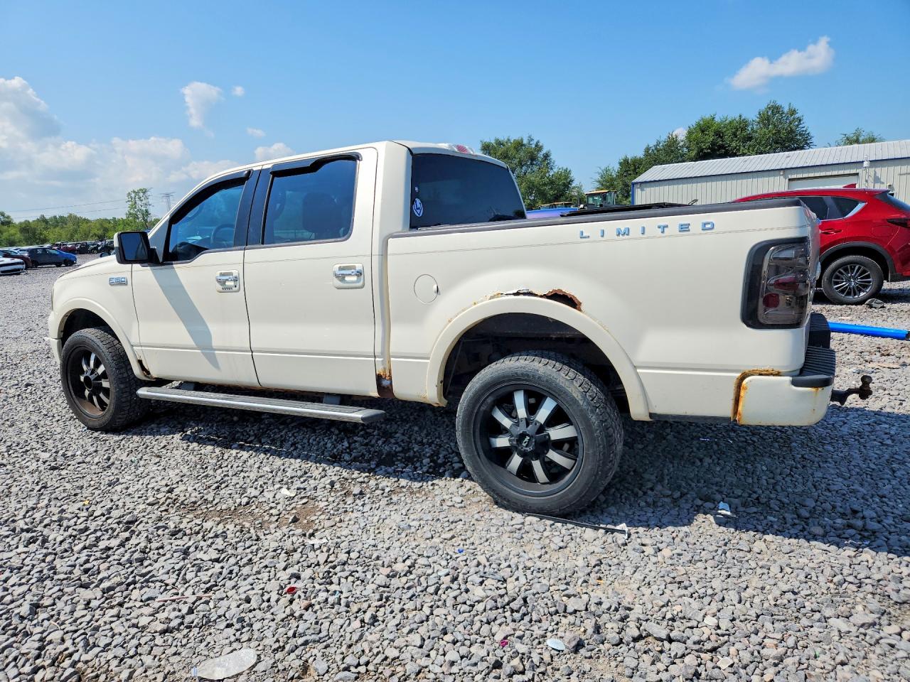 2008 Ford F150 Supercrew White vin: 1FTRW145X8FA18368