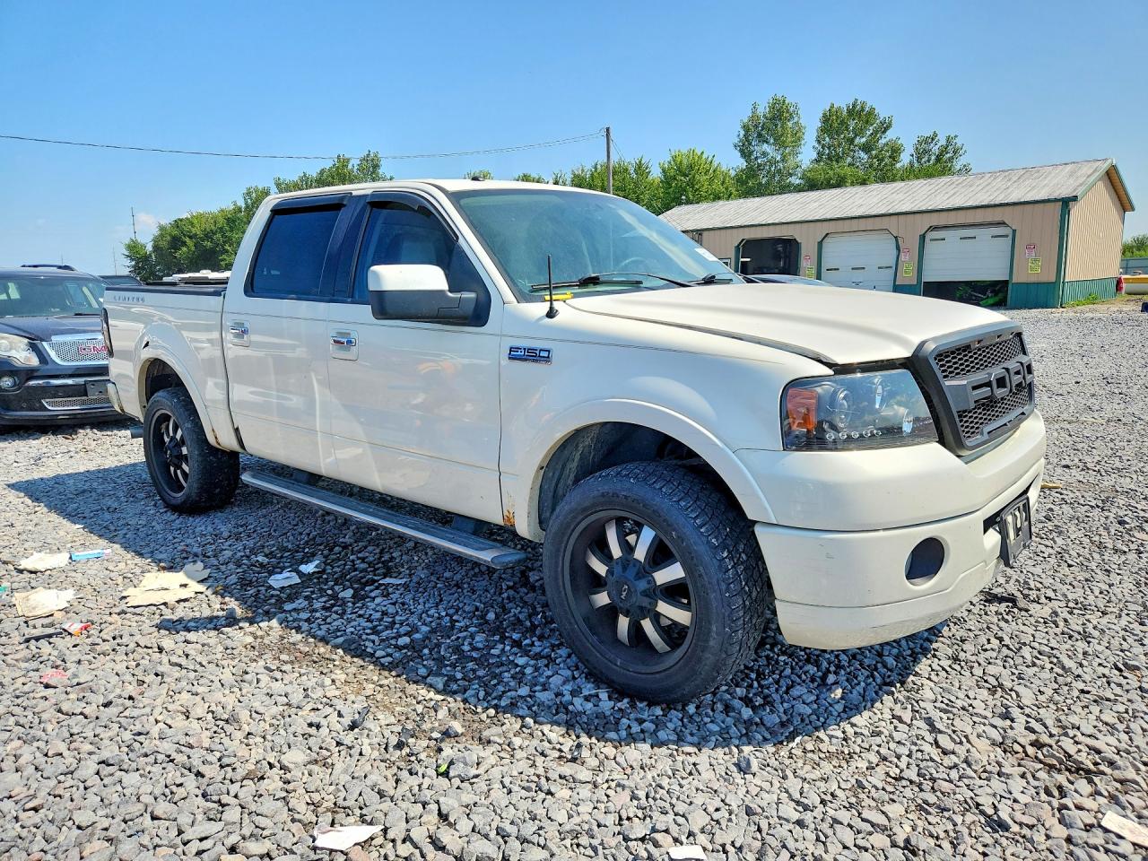 2008 Ford F150 Supercrew White vin: 1FTRW145X8FA18368