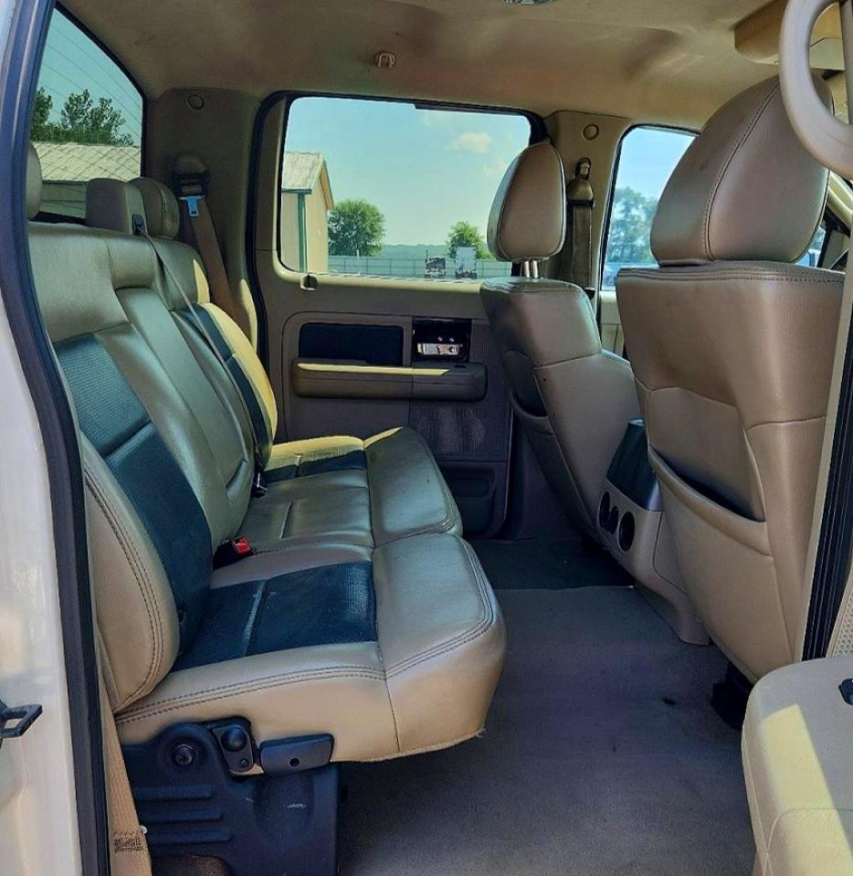 2008 Ford F150 Supercrew White vin: 1FTRW145X8FA18368