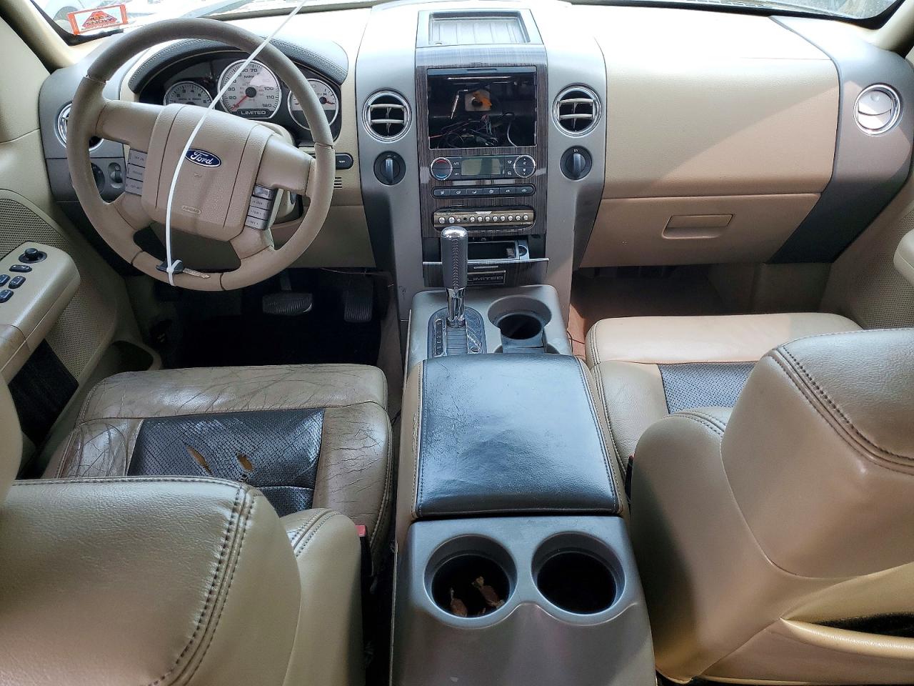 2008 Ford F150 Supercrew White vin: 1FTRW145X8FA68493