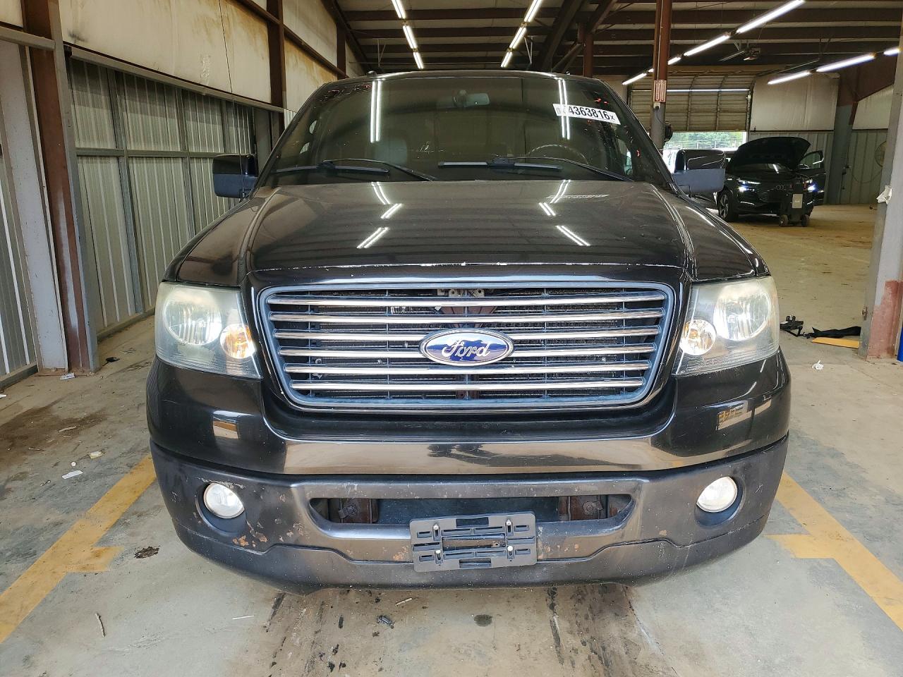 2008 Ford F150 Supercrew Black vin: 1FTRW145X8FA79879